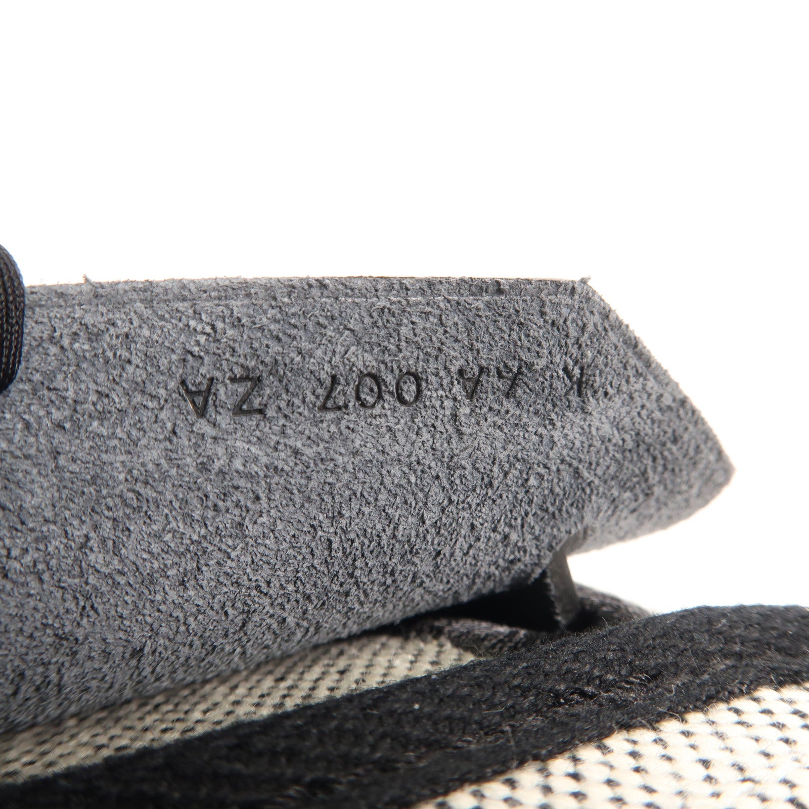 HERMES 帆布Herbag Mini銀扣肩背袋Black/White