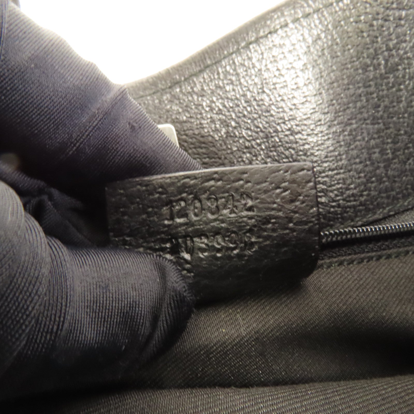 GUCCI 帆布Shoulder Bag銀扣肩背袋