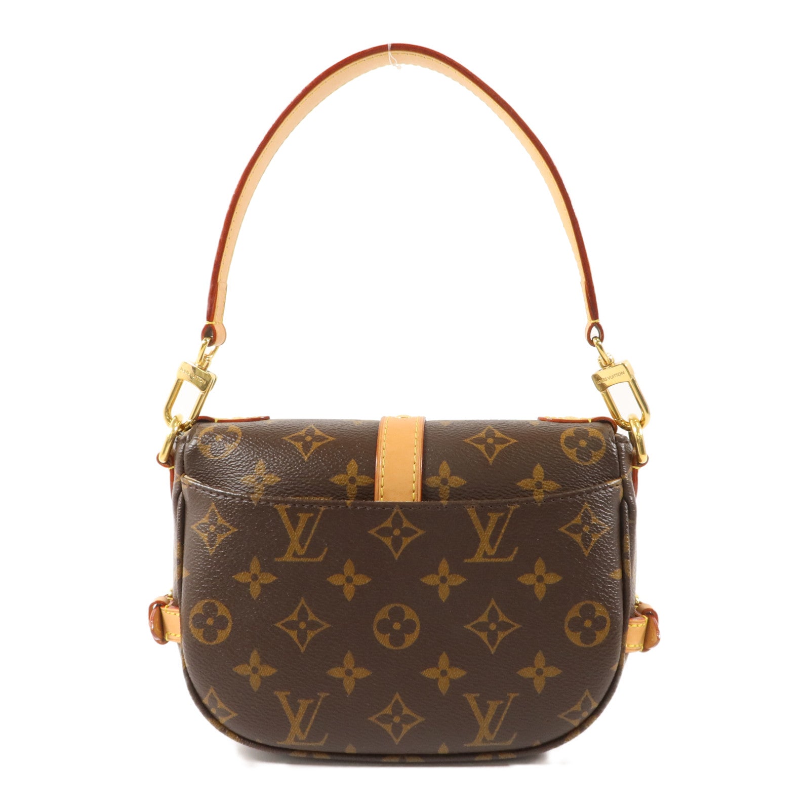 LOUIS VUITTON Monogram Saumur BB金扣手挽肩背兩用袋