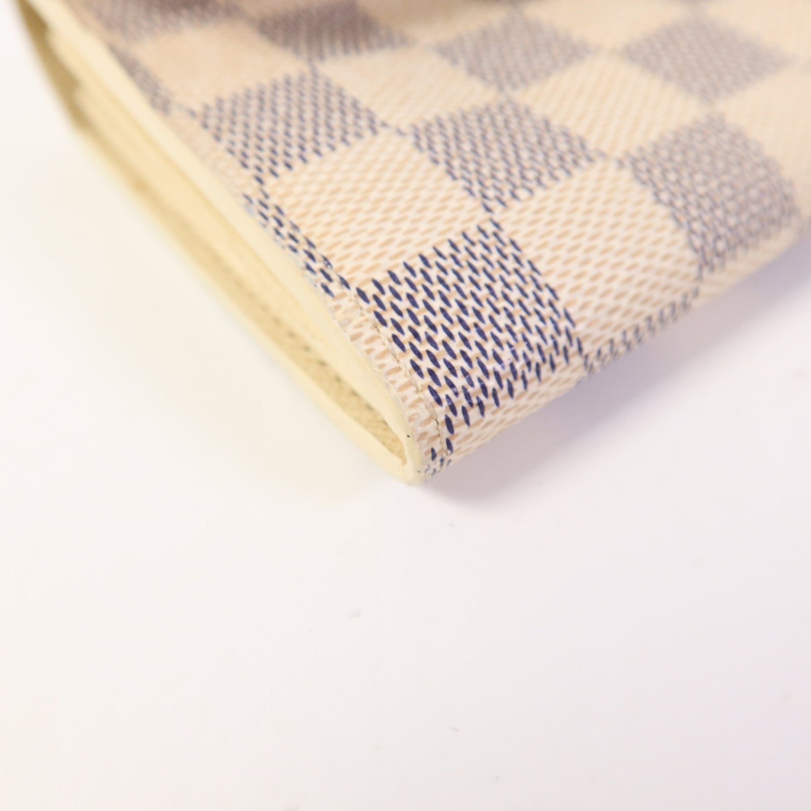 LOUIS VUITTON Damier Azur Portefeuille International金扣長錢包