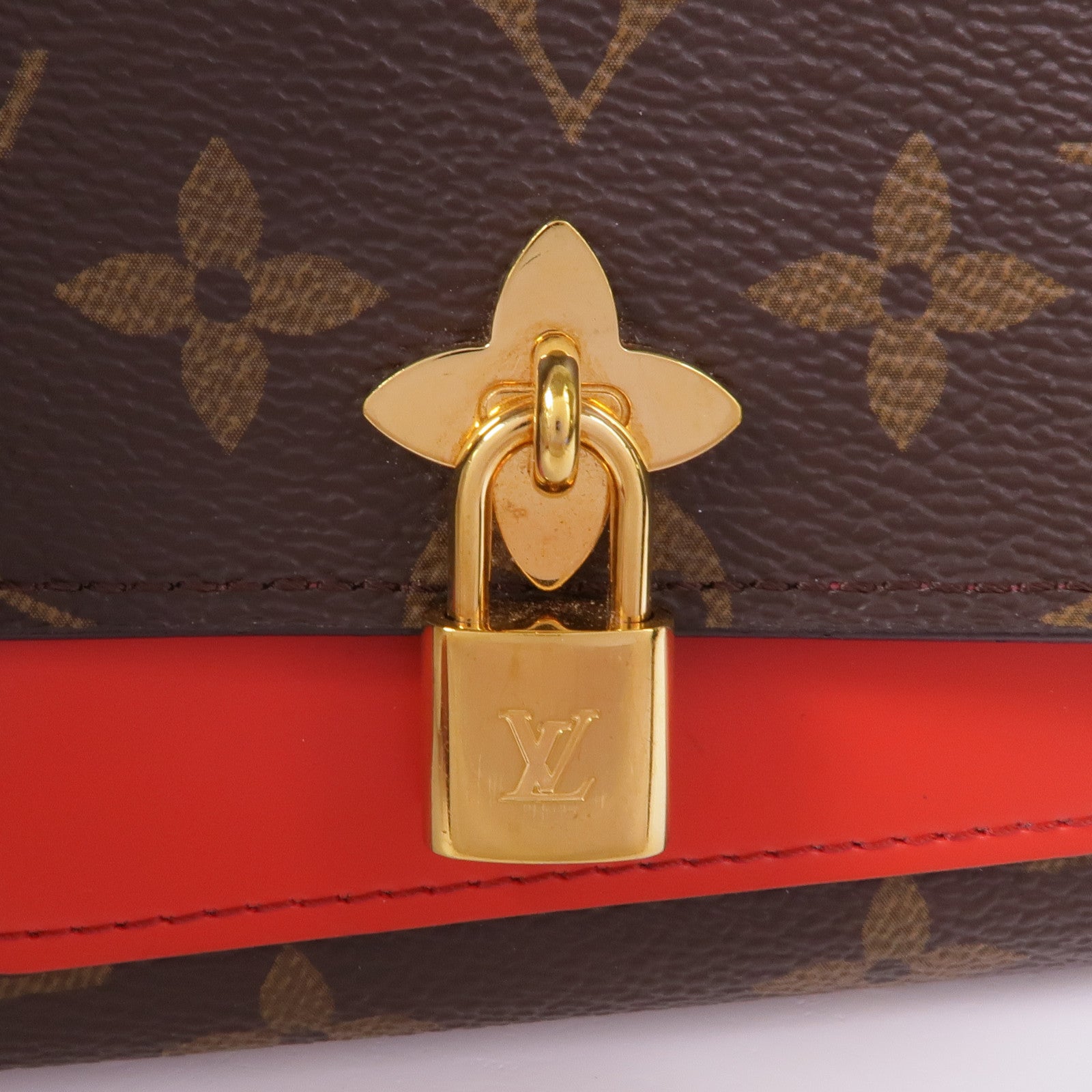LOUIS VUITTON Monogram Flower金扣錢包