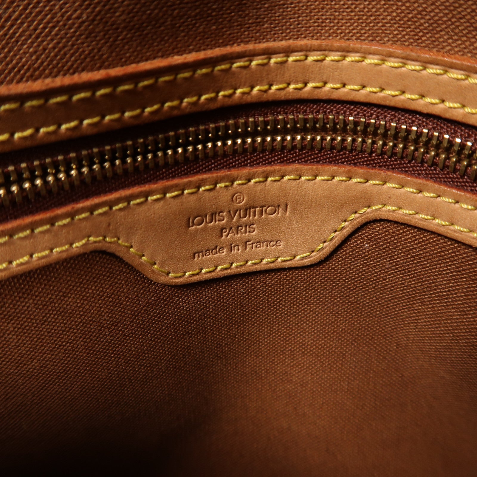 LOUIS VUITTON Monogram Looping金扣肩背袋啡色