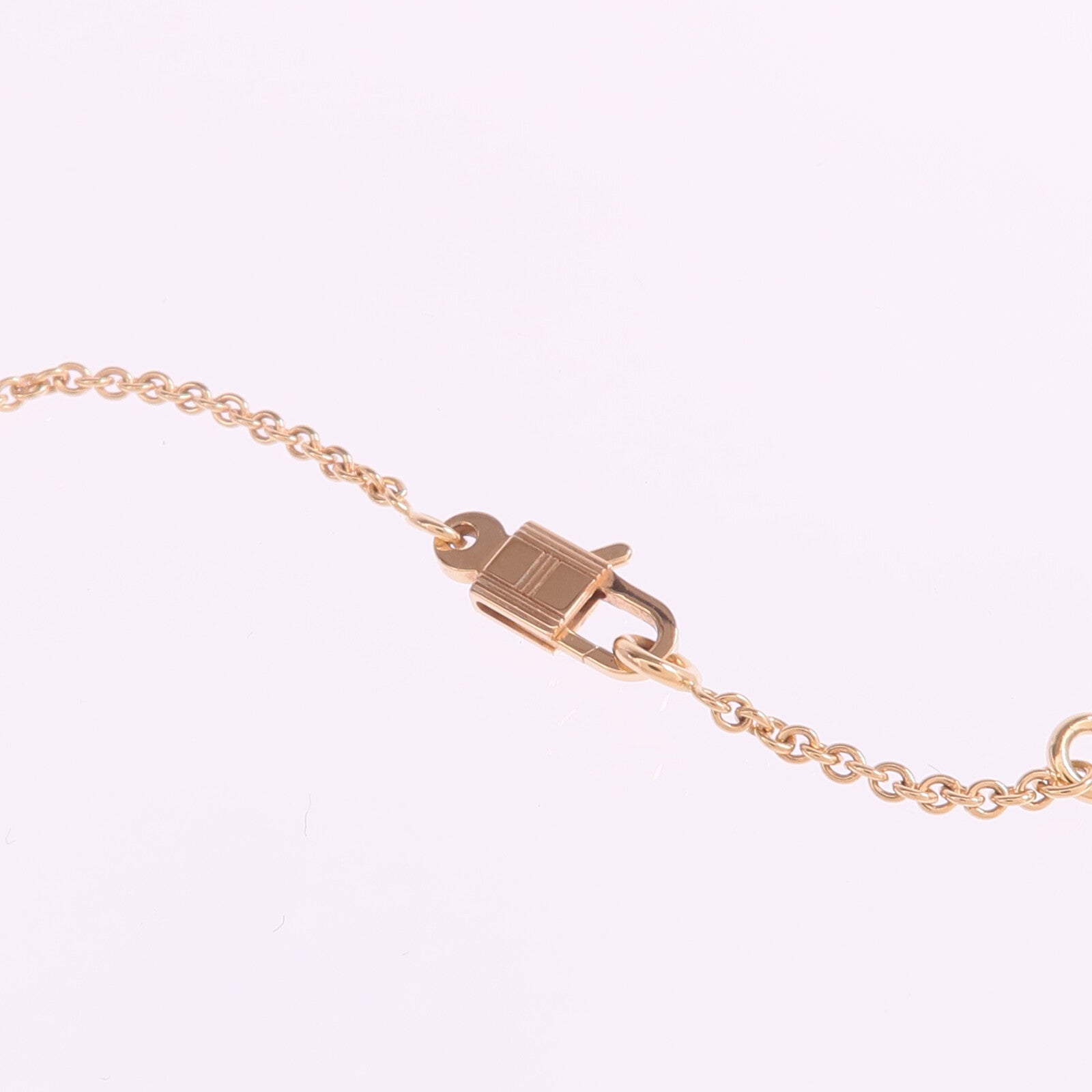 HERMES 【激減優惠】18K玫瑰金Amulettes Kelly Pendant尖晶石吊墜