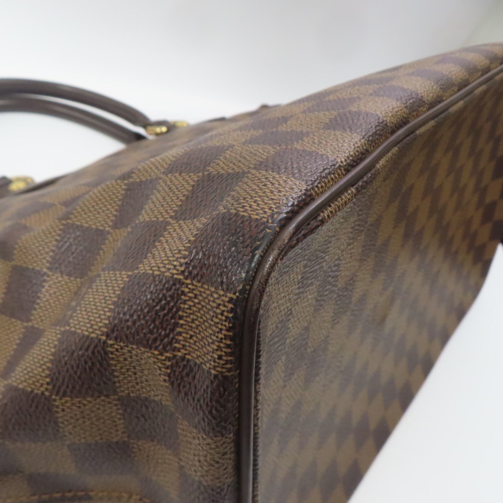 LOUIS VUITTON LV GHW Saleya MM Shoulder Bag N51182 Damier Brown