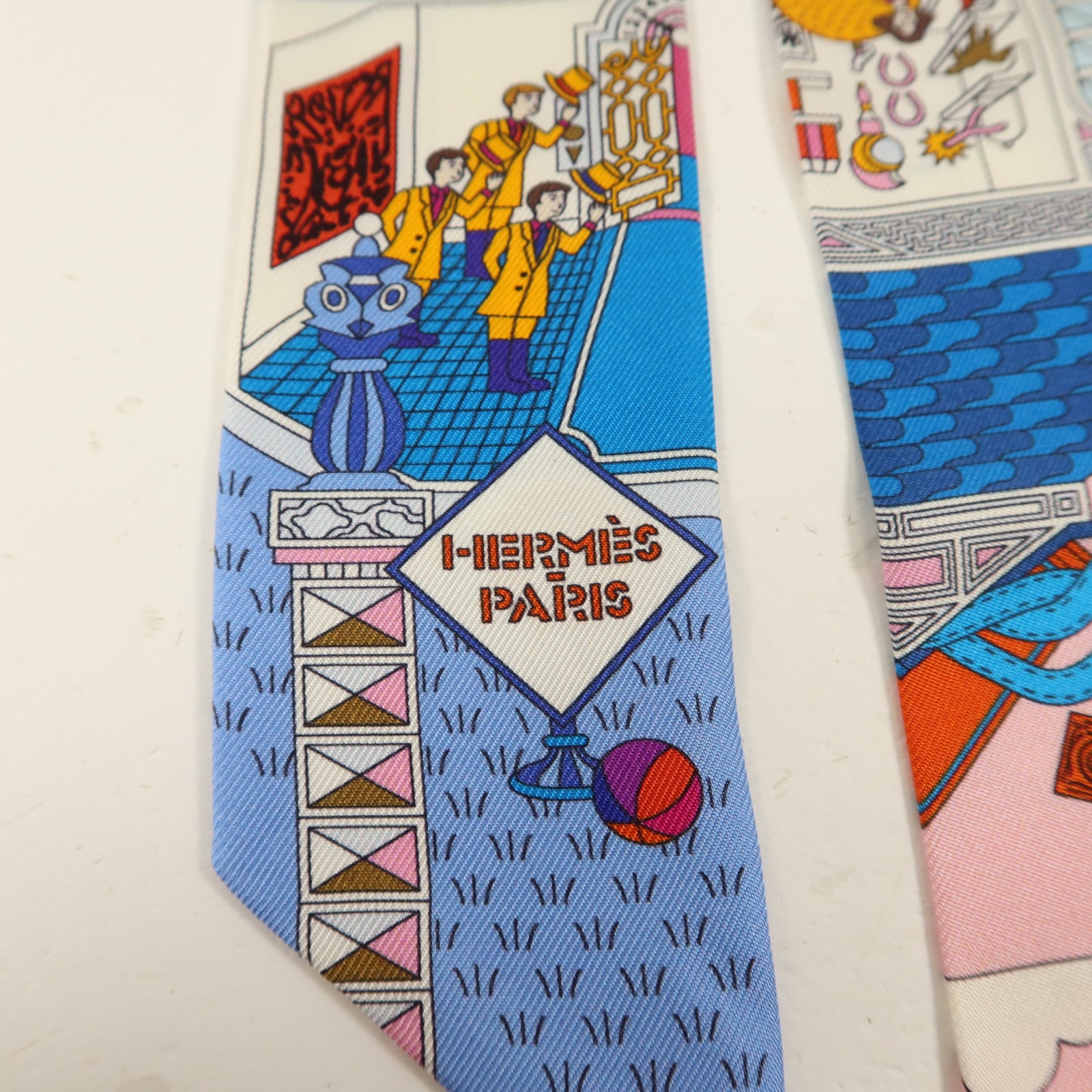 HERMES 絲質Twilly絲巾