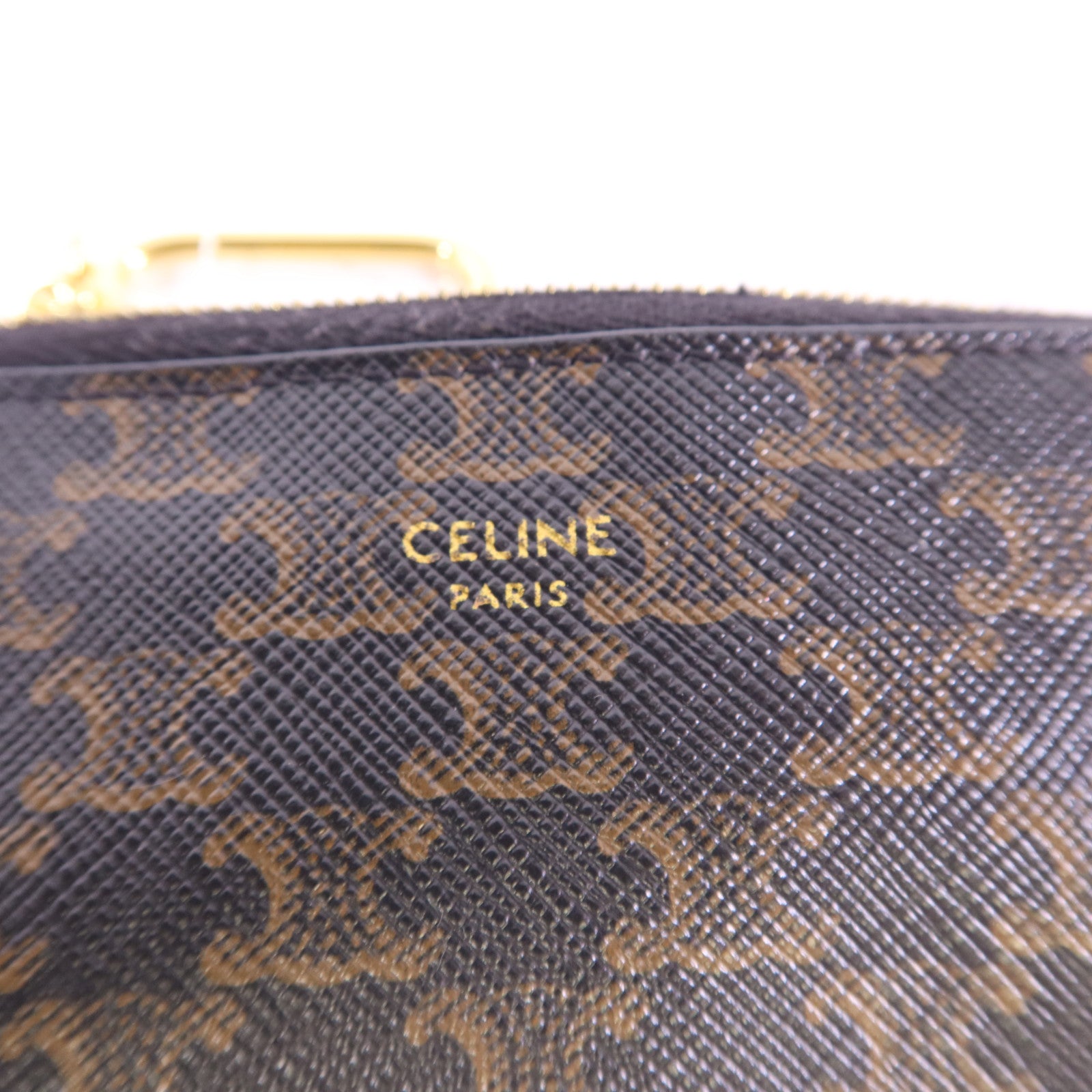 CELINE 塗層帆布Card Case金扣卡片套