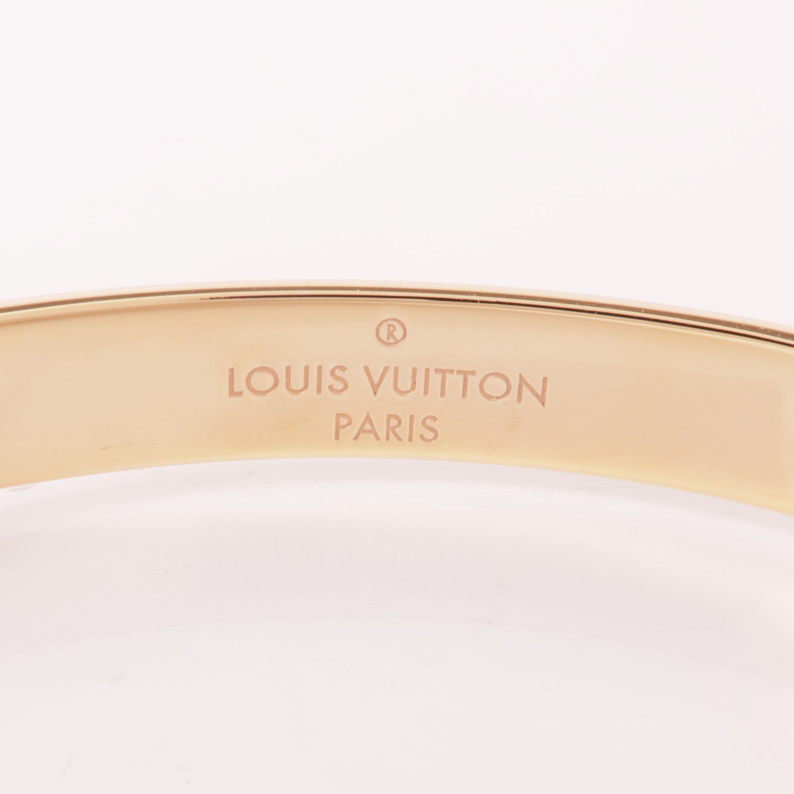 LOUIS VUITTON 金屬Nanogram Cuff手鐲