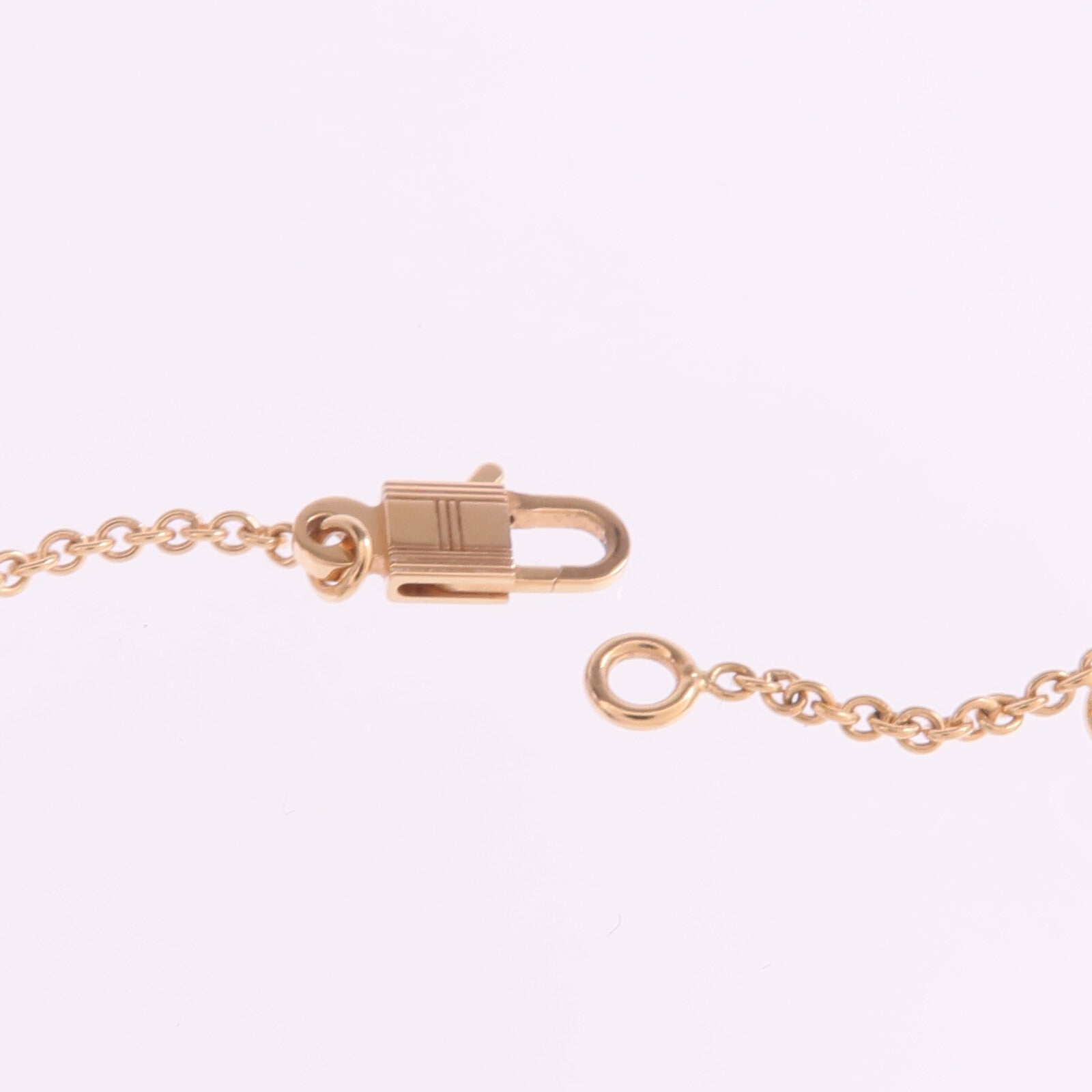 HERMES 【激減優惠】18K玫瑰金Amulettes Kelly Pendant尖晶石吊墜