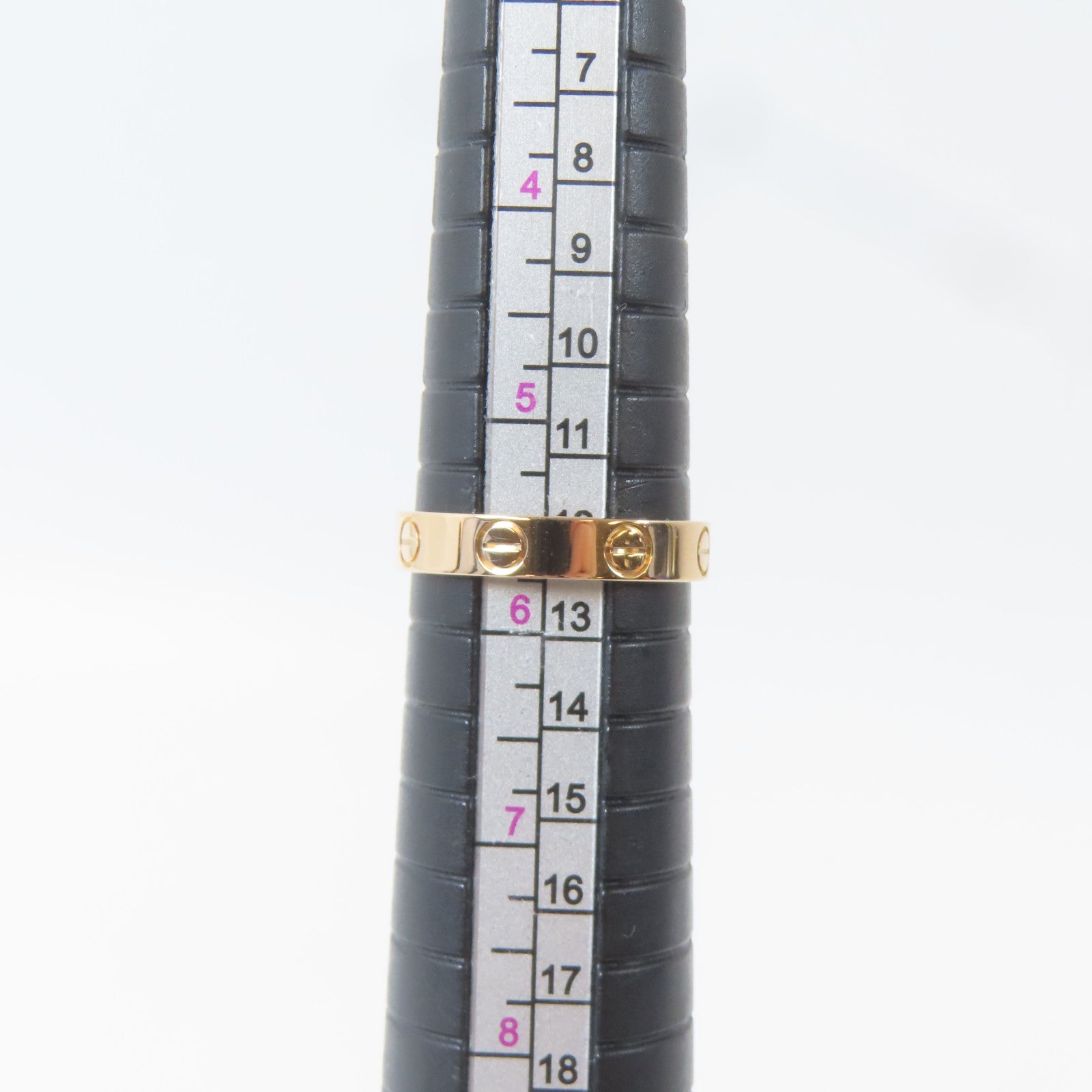 CARTIER 18K玫瑰金Love Ring戒指Cartier#51/US#5.75