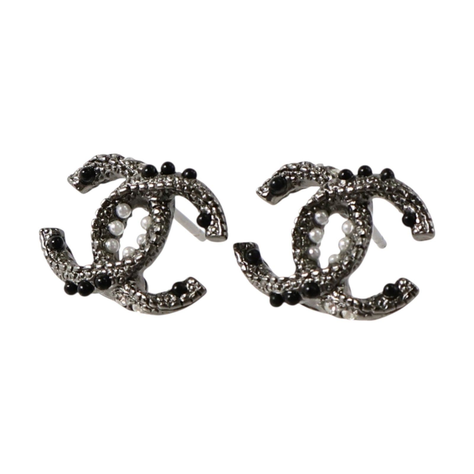 CHANEL 金屬/PVC Earrings耳環