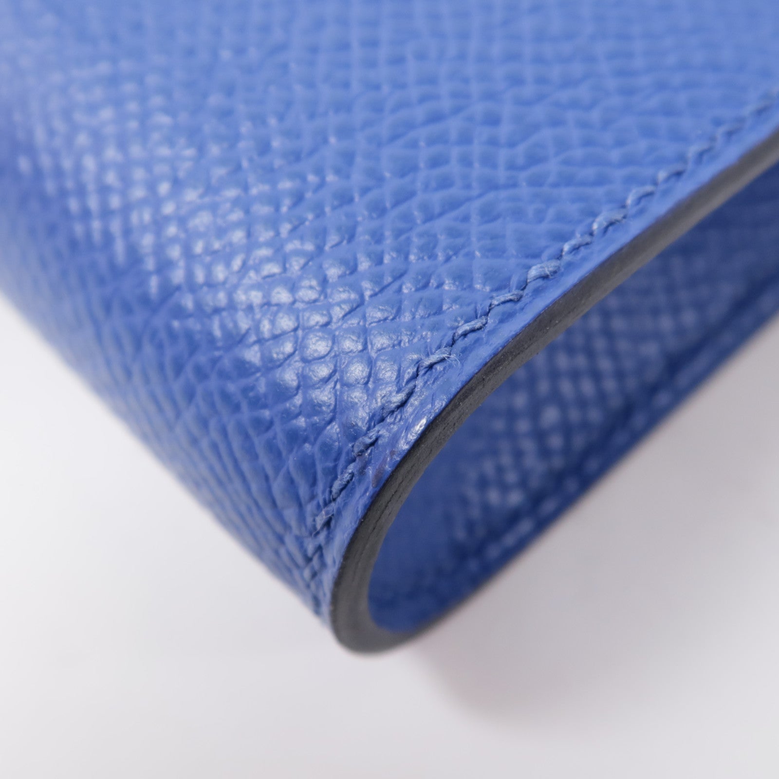 HERMES 【激減優惠】Epsom皮革Clic 16金扣肩背袋71 Bleu France/73 Sapphire