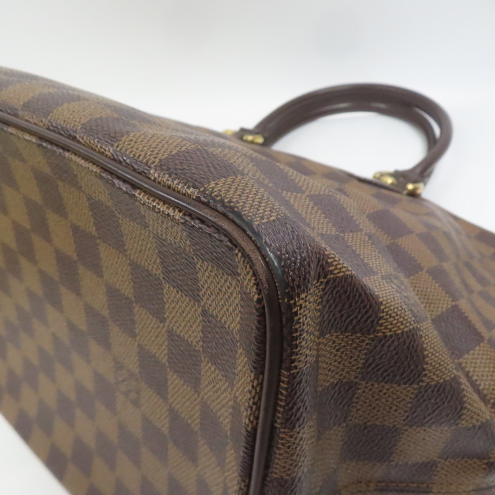 LOUIS VUITTON LV GHW Saleya MM Shoulder Bag N51182 Damier Brown