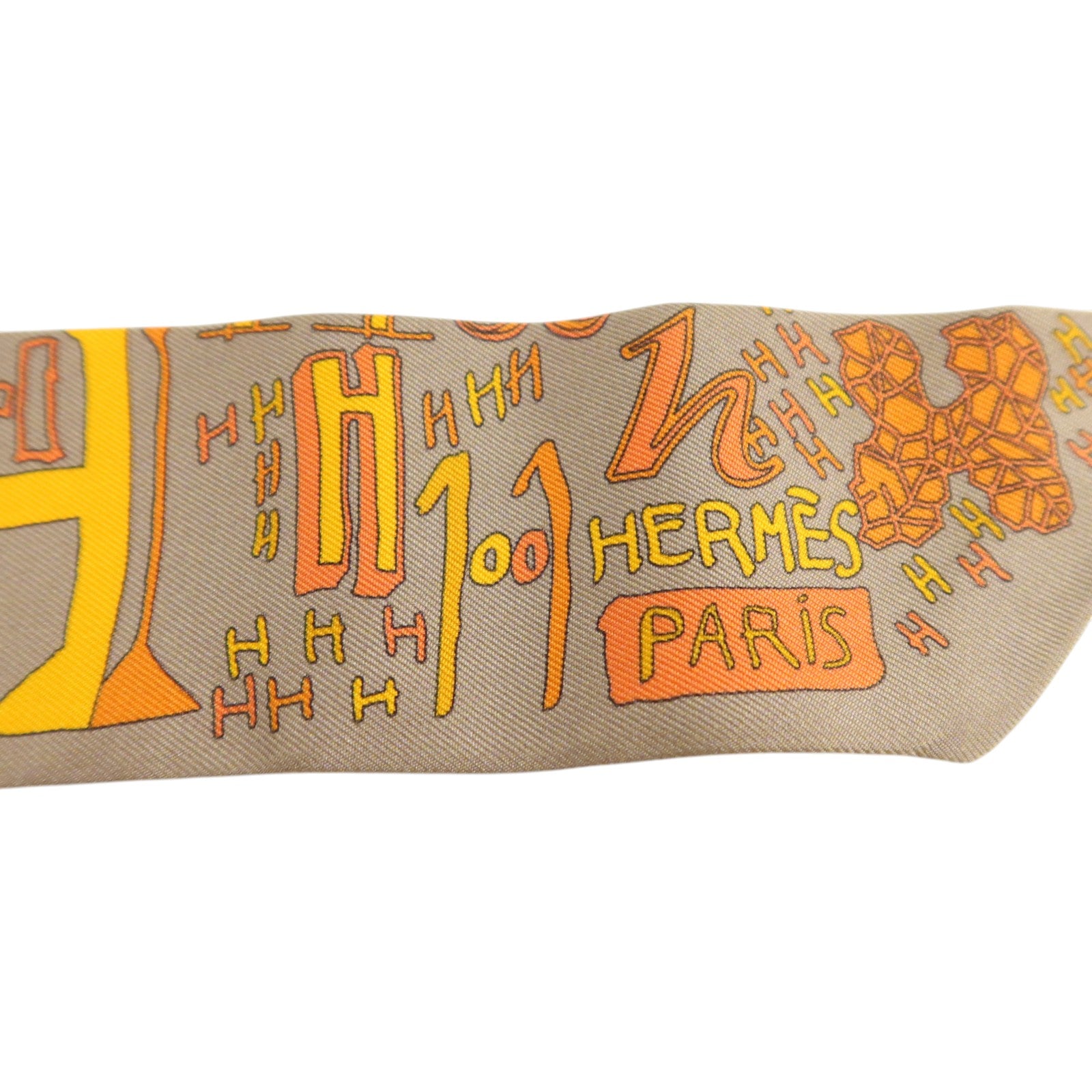 HERMES 絲質Twilly絲巾