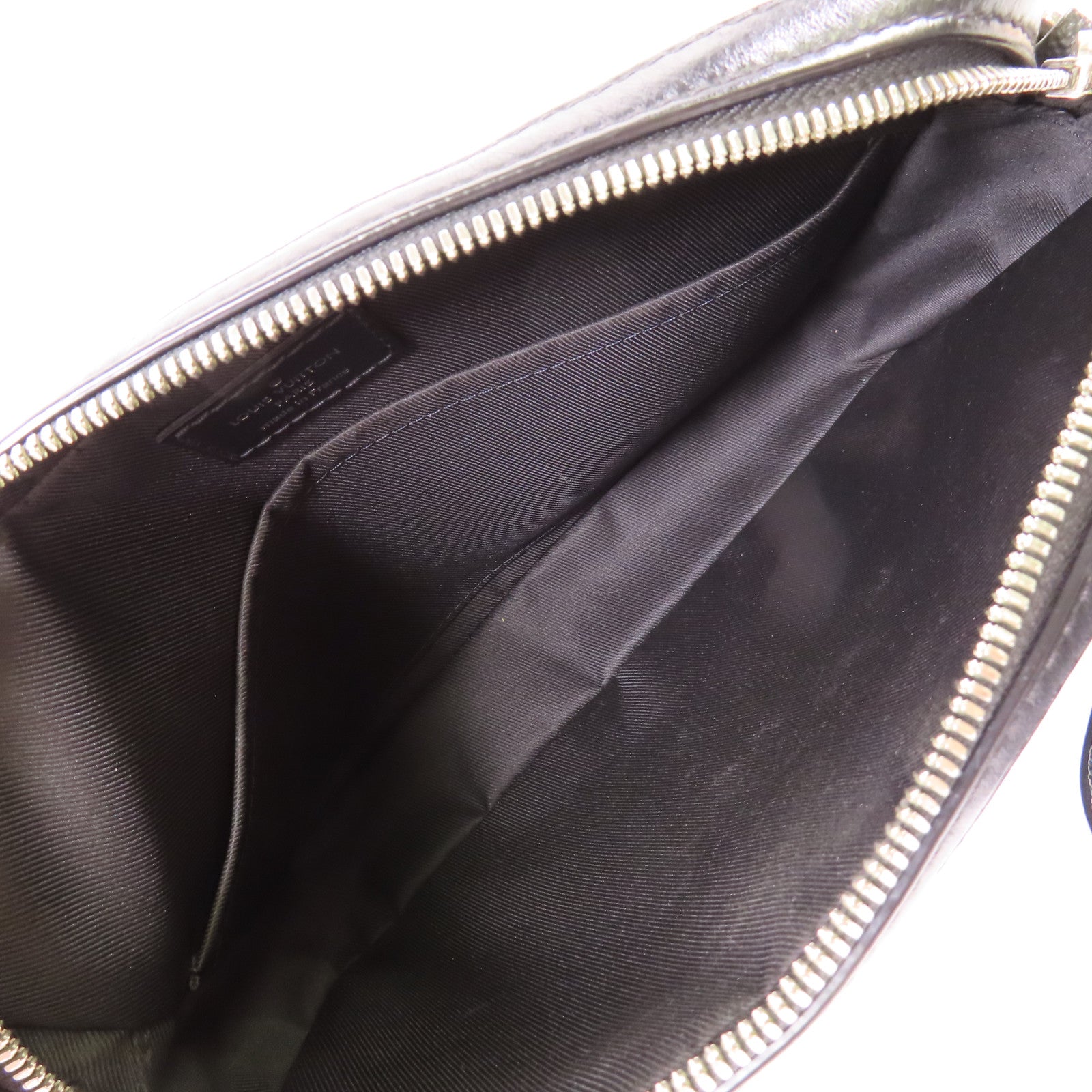 LOUIS VUITTON Damier Graphite Trio Messenger銀扣肩背袋