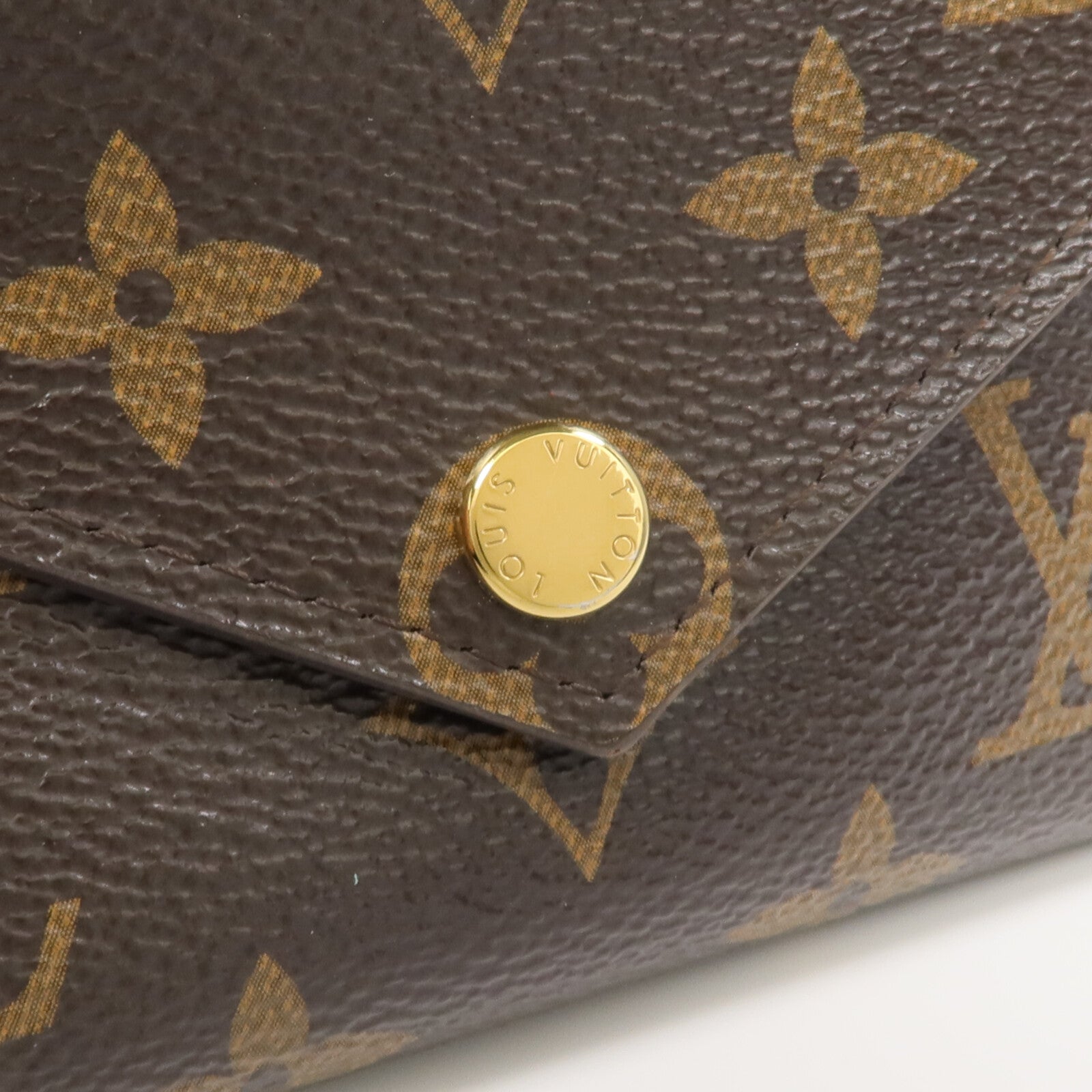 LOUIS VUITTON Monogram Portefeuille Victorine金扣錢包
