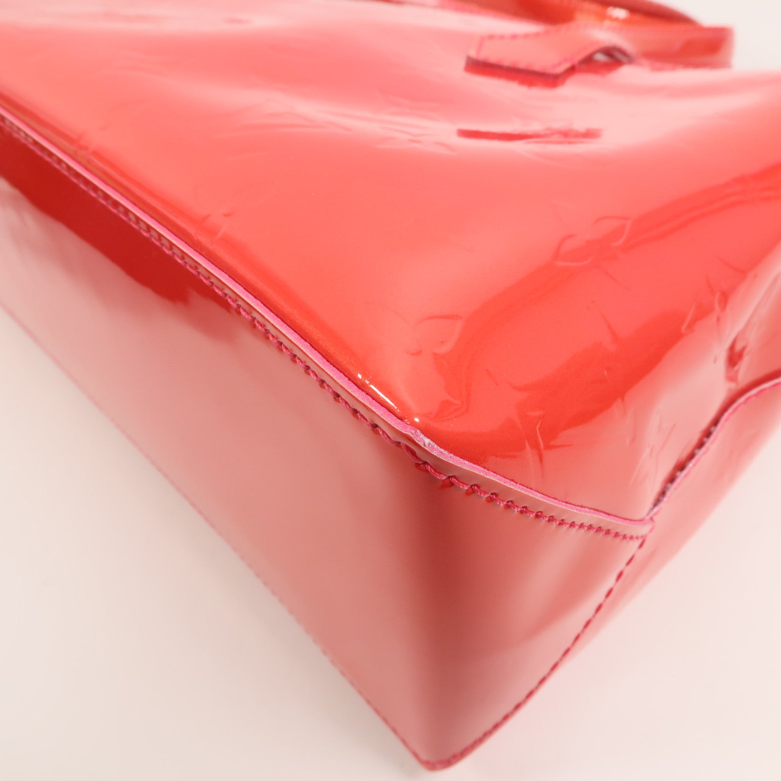 LOUIS VUITTON Monogram Vernis Wilshire PM手挽袋