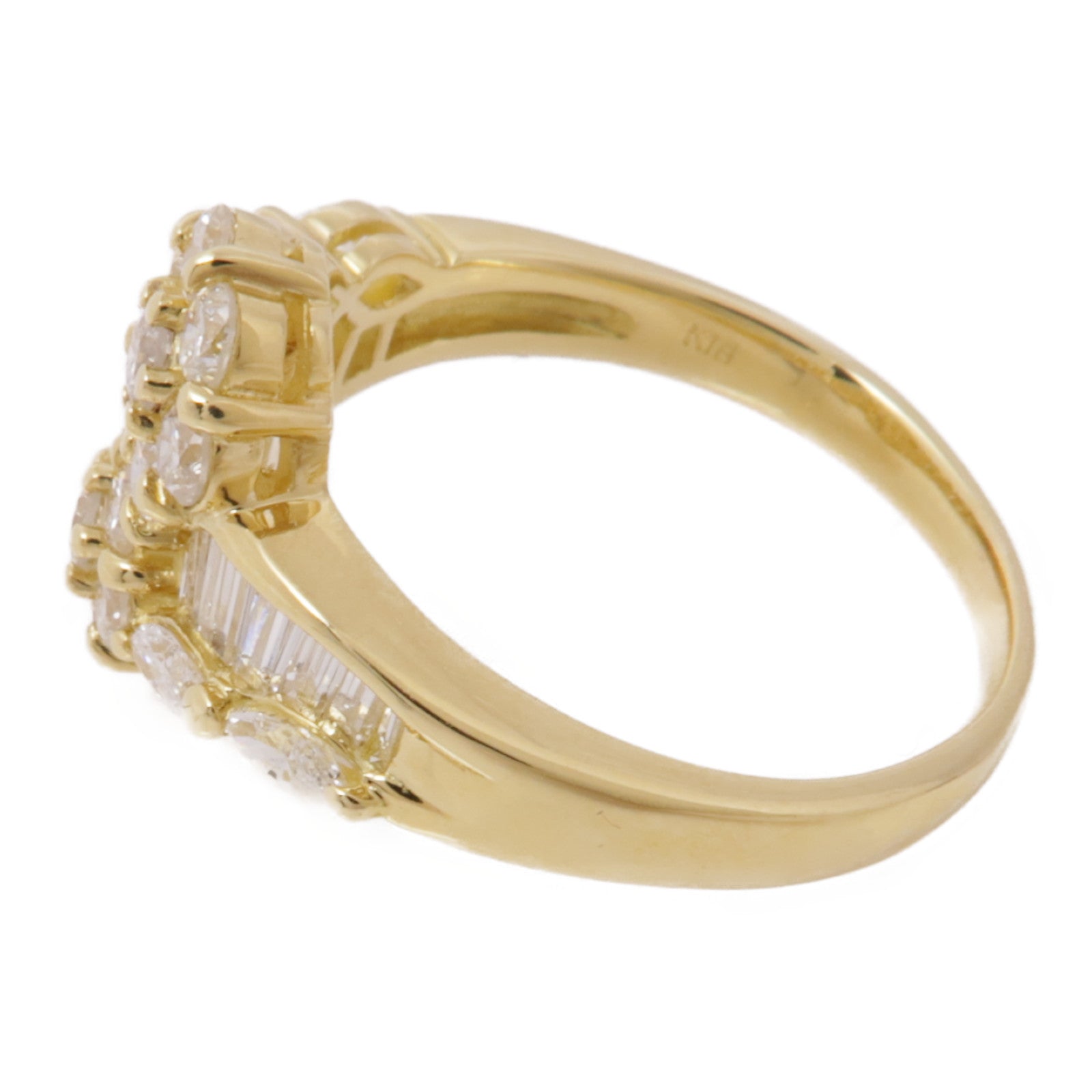 JEWELRY 18K黃金Diamond Ring鑽石戒指US#8.25