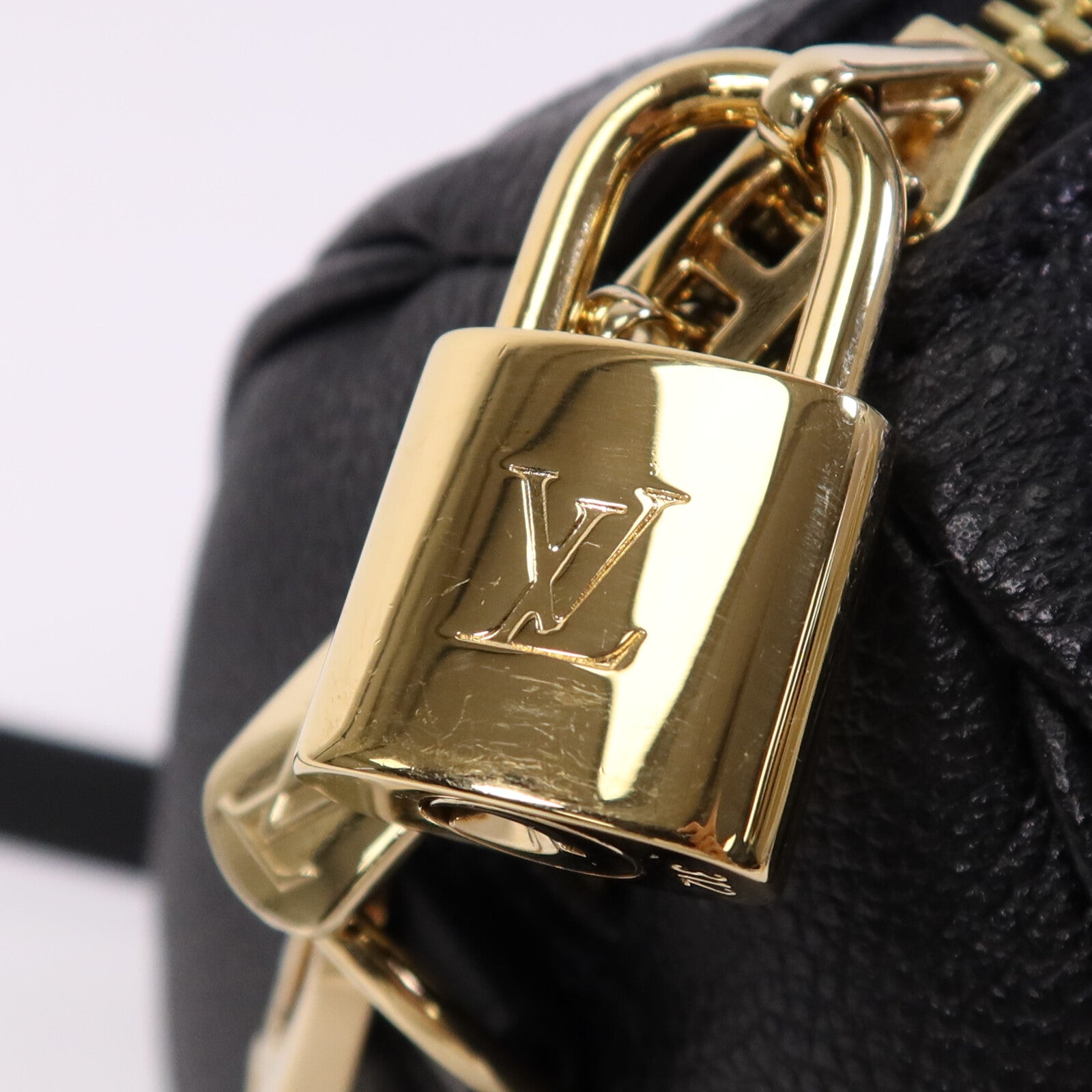 LOUIS VUITTON Monogram Empreinte Speedy Bandouliere 20金扣手挽肩背兩用袋