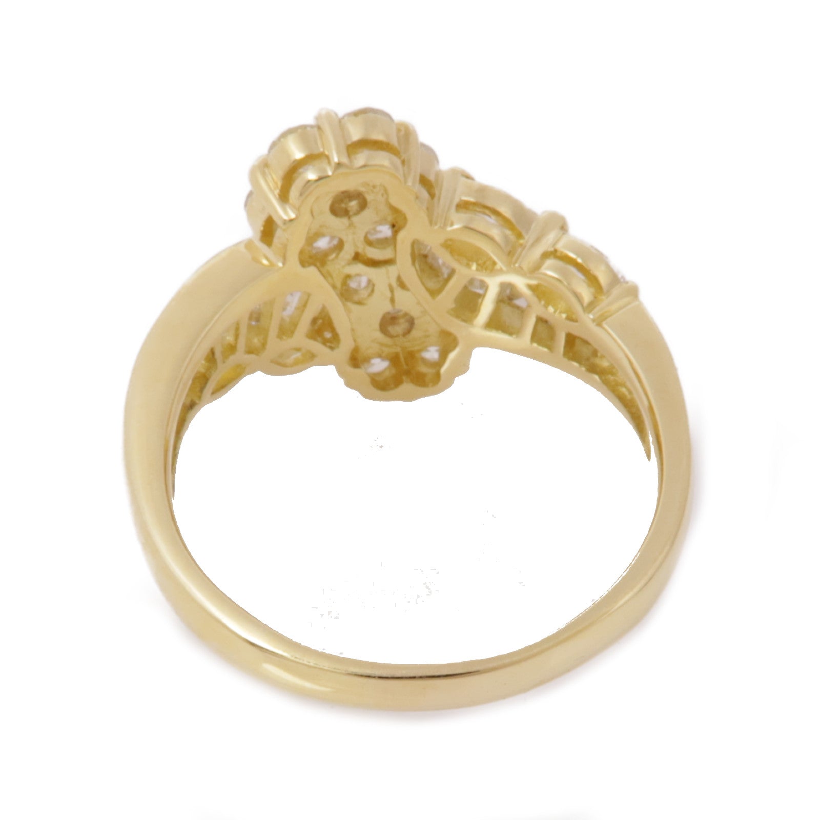 JEWELRY 18K黃金Diamond Ring鑽石戒指US#8.25