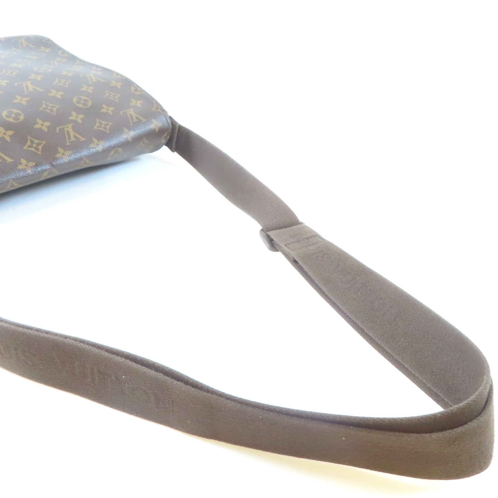 LOUIS VUITTON Monogram Valmy MM金扣肩背袋啡色