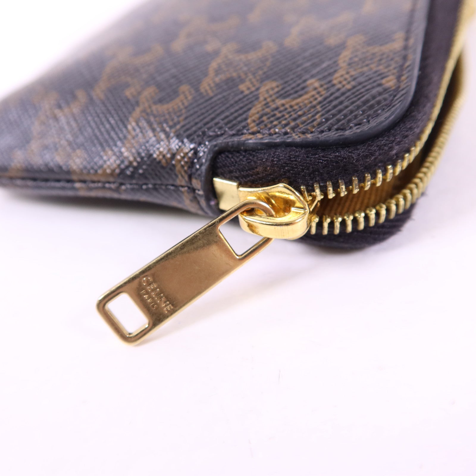 CELINE 塗層帆布Card Case金扣卡片套