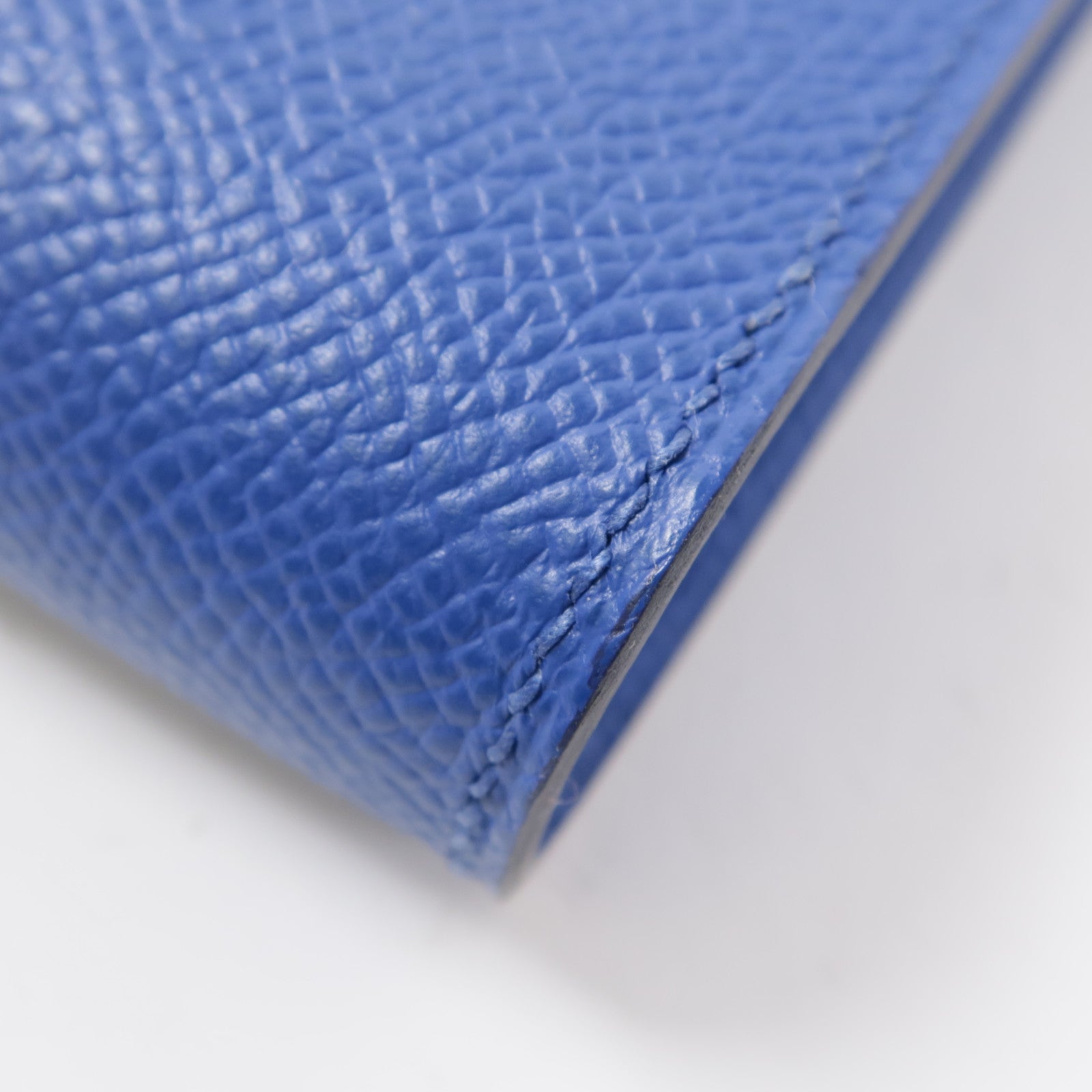 HERMES 【激減優惠】Epsom皮革Clic 16金扣肩背袋71 Bleu France/73 Sapphire