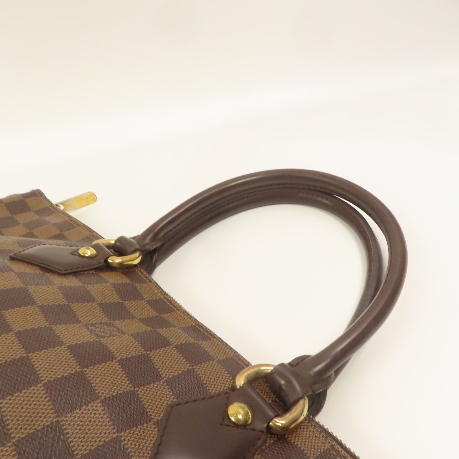 LOUIS VUITTON LV GHW Saleya MM Shoulder Bag N51182 Damier Brown
