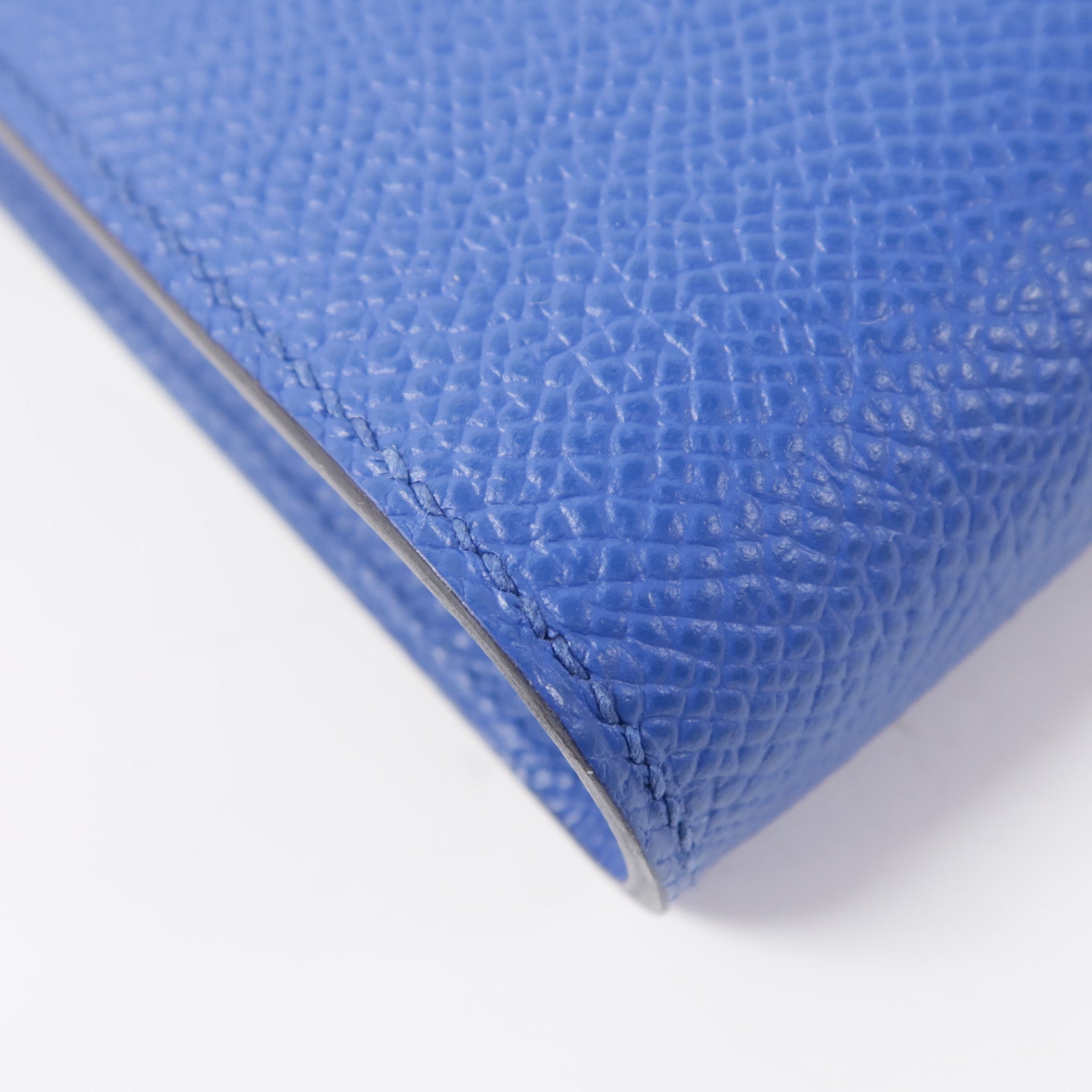 HERMES 【激減優惠】Epsom皮革Clic 16金扣肩背袋71 Bleu France/73 Sapphire
