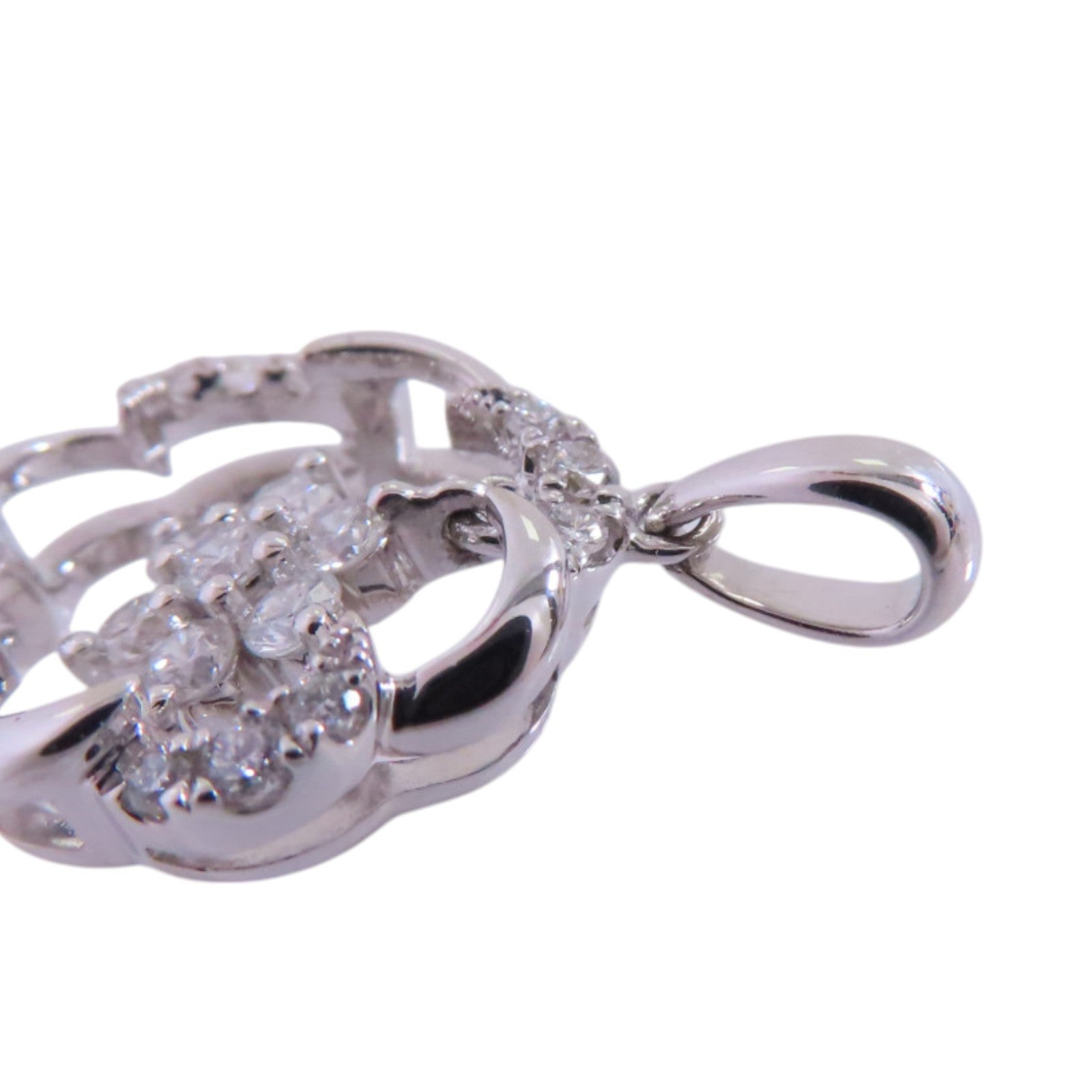 JEWELRY 【激減優惠】18K白金/鑽石Diamond Pendant Top吊墜頭扣