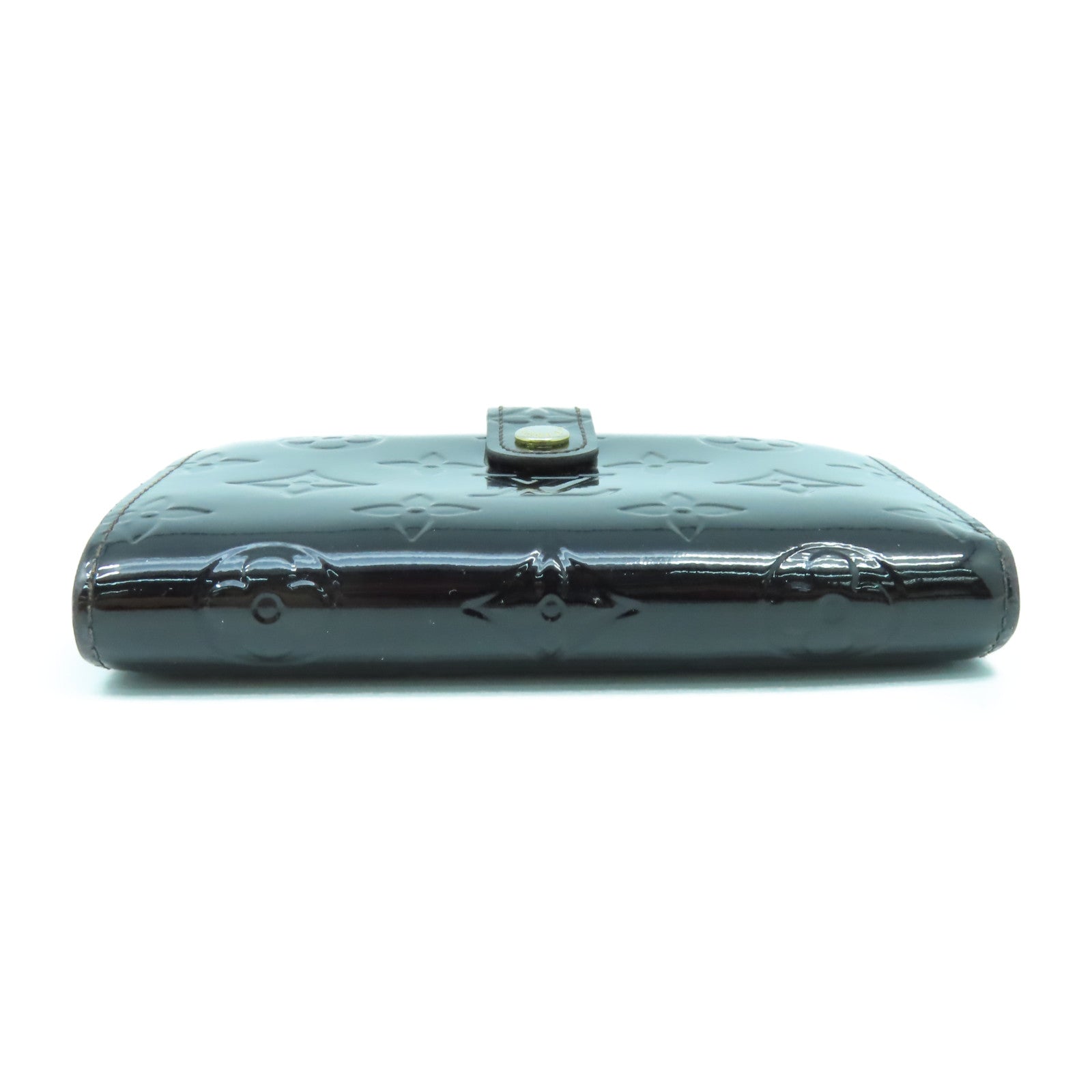 LOUIS VUITTON 【激減優惠】Monogram Vernis Wallet金扣錢包酒紅色