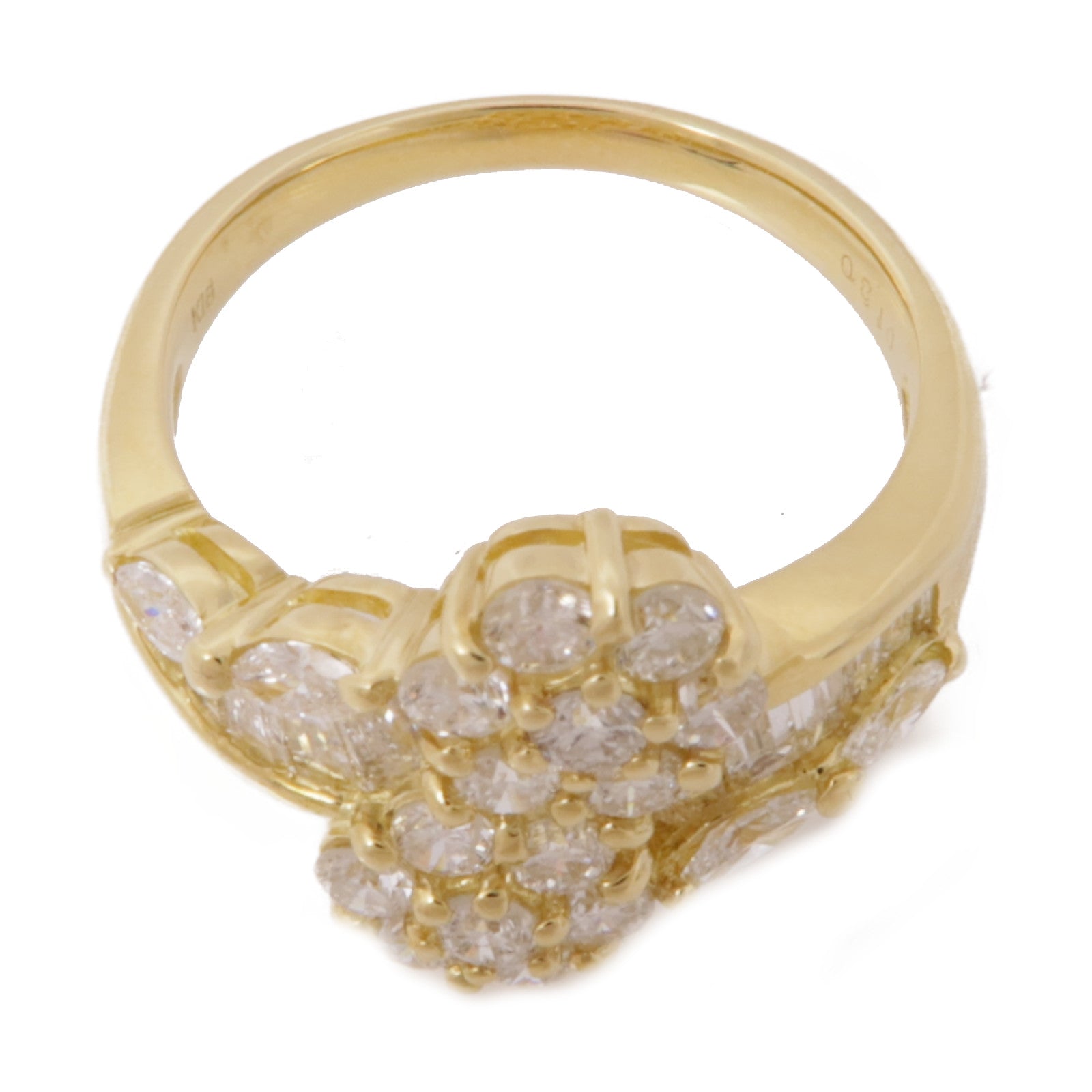 JEWELRY 18K黃金Diamond Ring鑽石戒指US#8.25