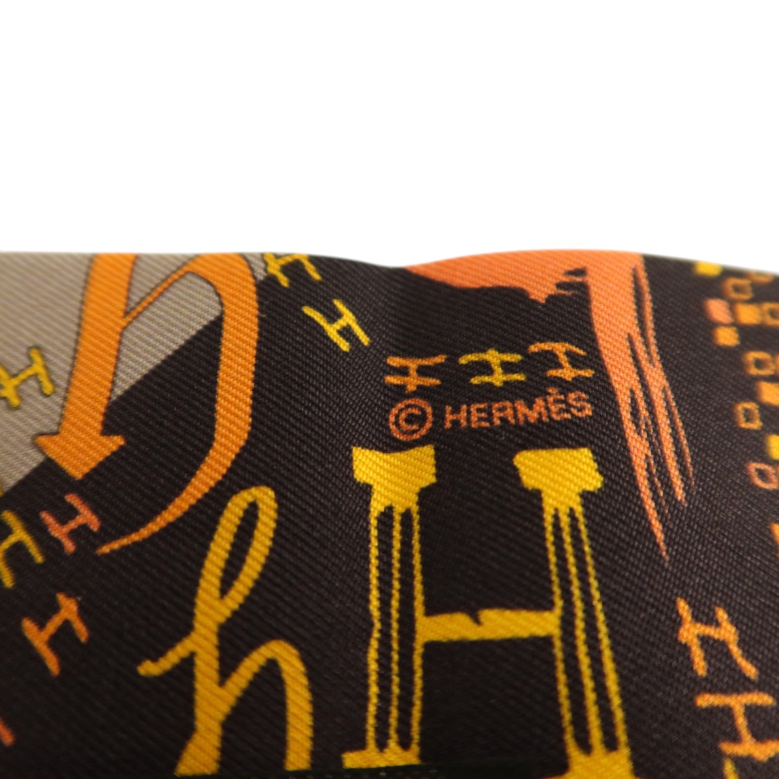 HERMES 絲質Twilly絲巾