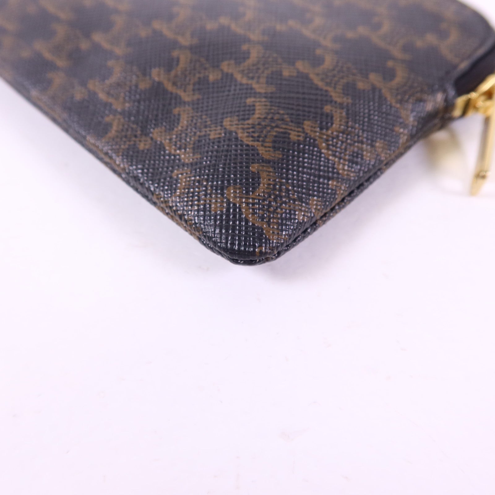 CELINE 塗層帆布Card Case金扣卡片套