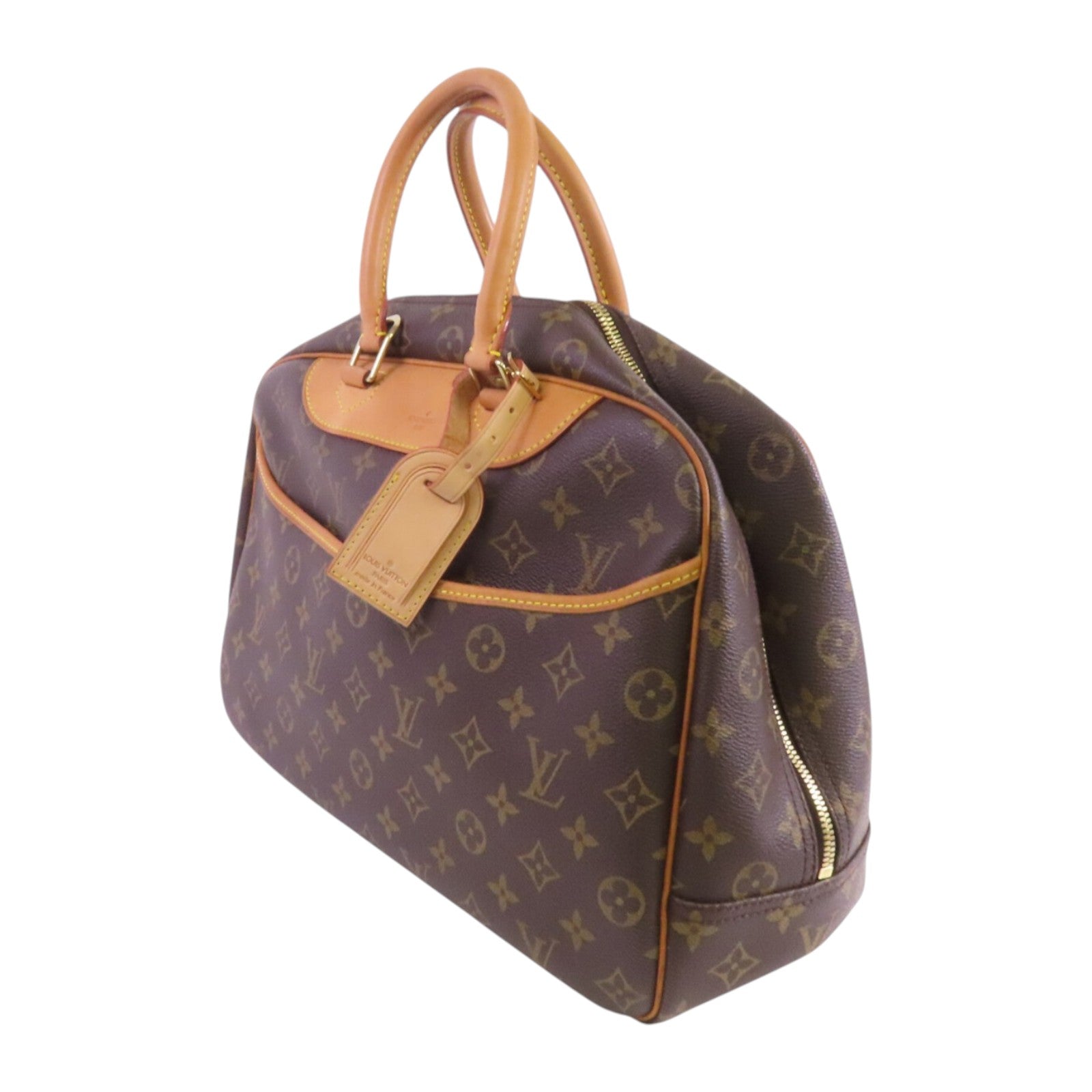 LOUIS VUITTON Monogram Deauville金扣手挽袋