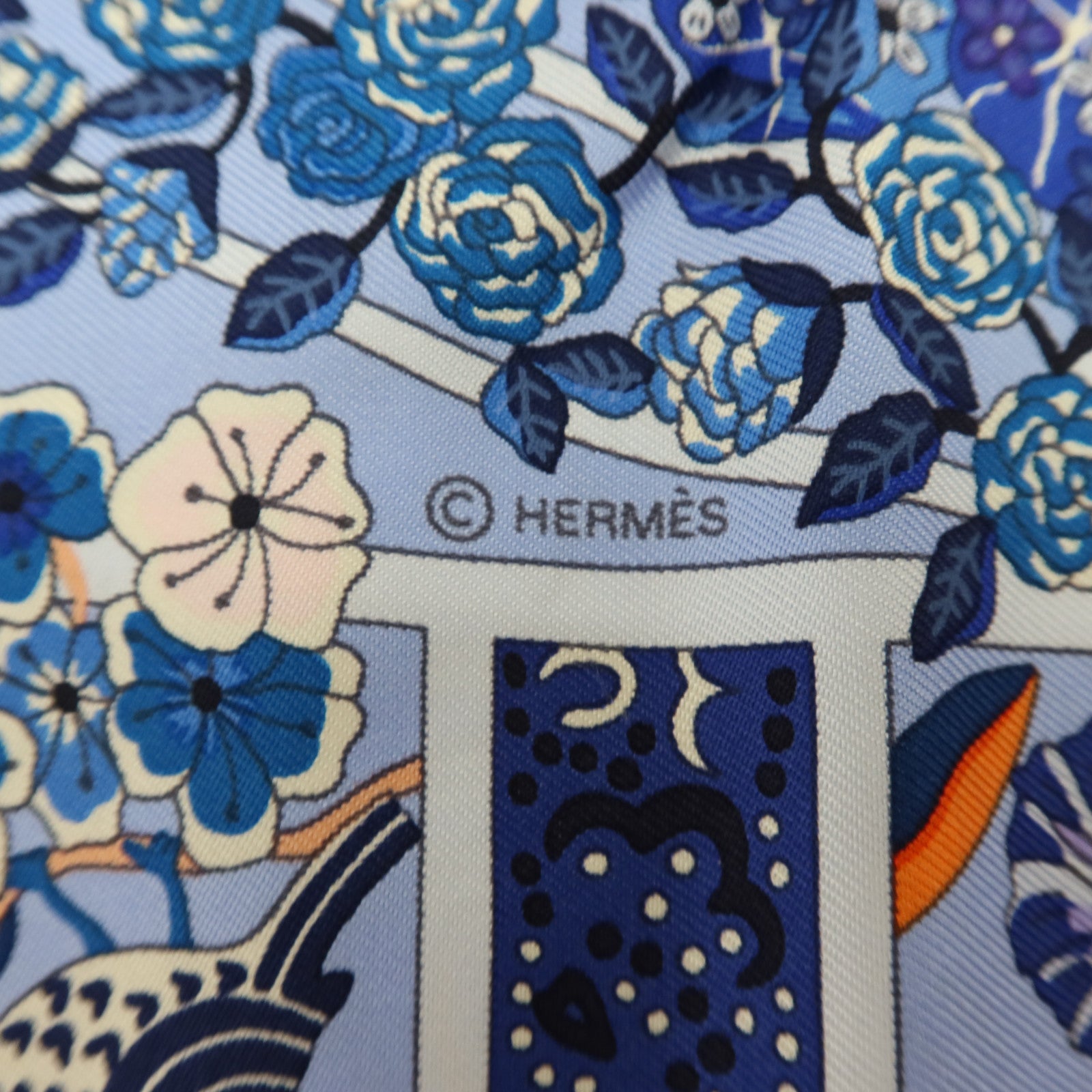 HERMES 【激減優惠】絲質Scarf 90x90cm絲巾