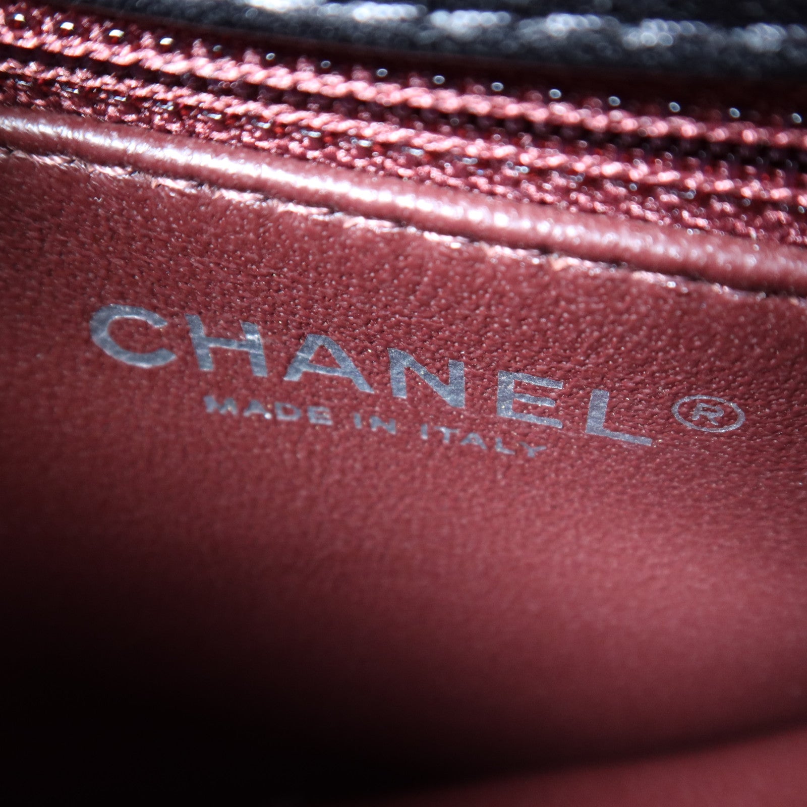 CHANEL 羊皮皮革2way Shoulder bag銀扣手挽肩背兩用袋