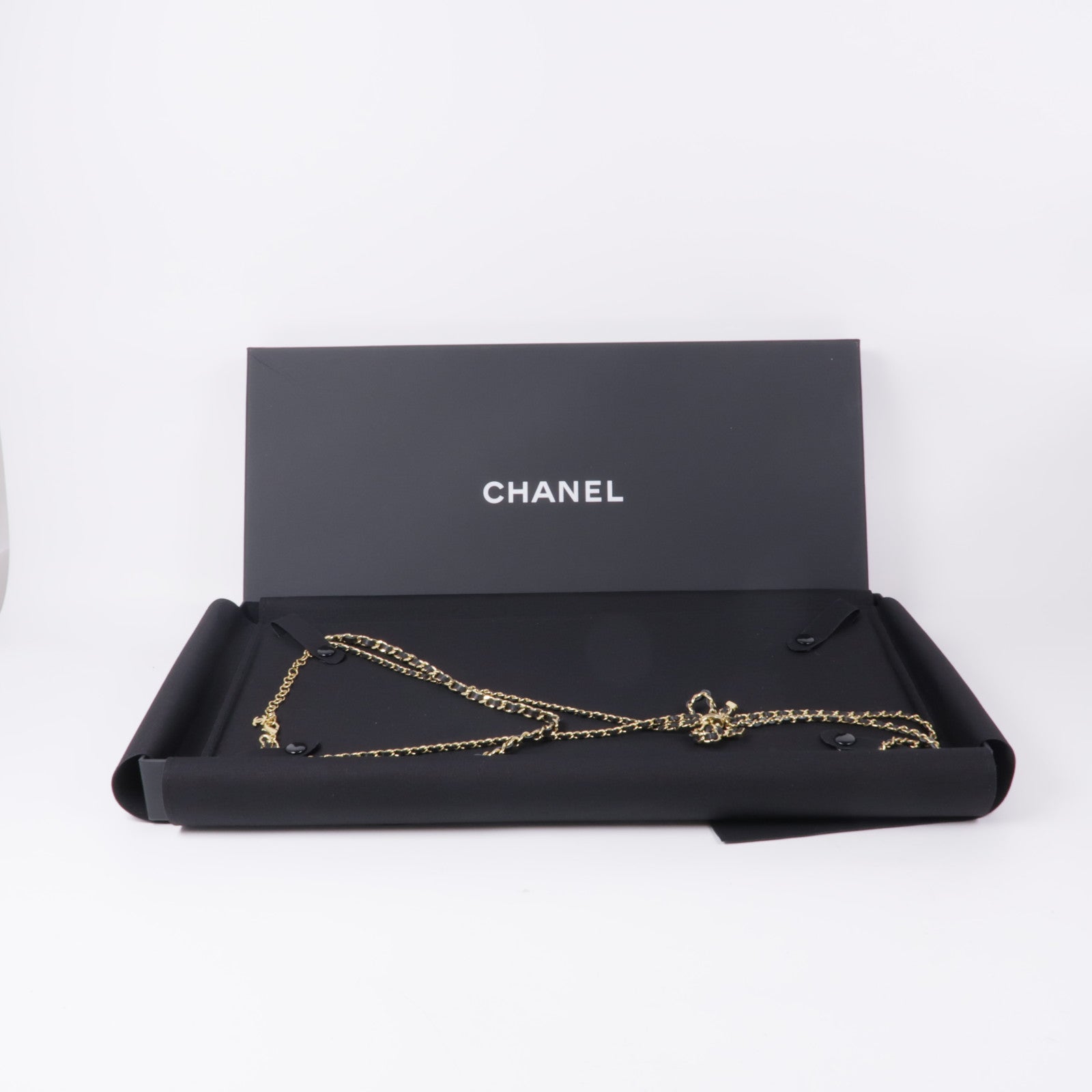 CHANEL 皮革/金屬Necklace項鍊