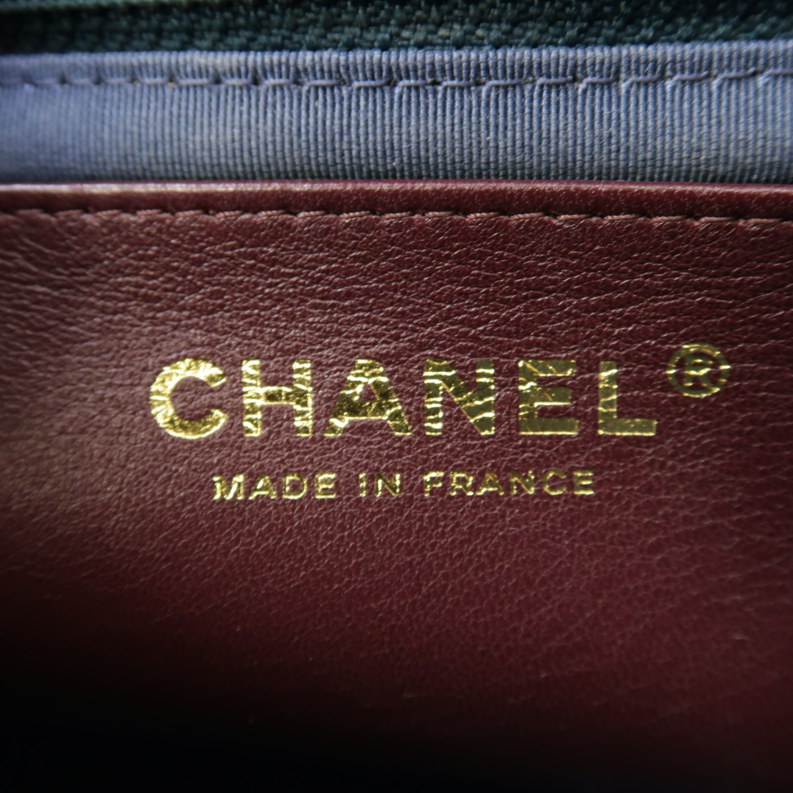 CHANEL 【激減優惠】牛皮皮革Chain Shoulder Bag金扣鏈帶肩背袋藍色