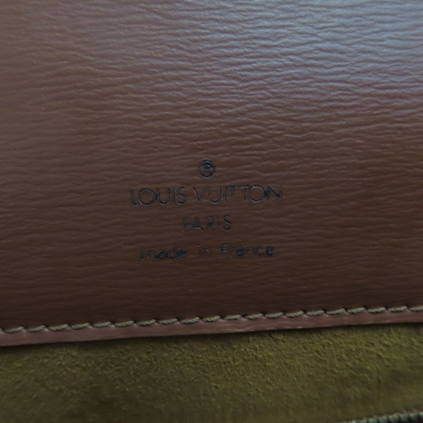 LOUIS VUITTON 【激減優惠】Epi Bushi金扣肩背袋啡色