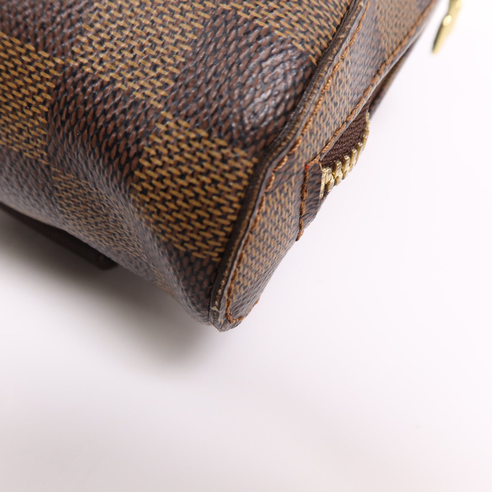 LOUIS VUITTON Damier Ebene Geronimos金扣腰包