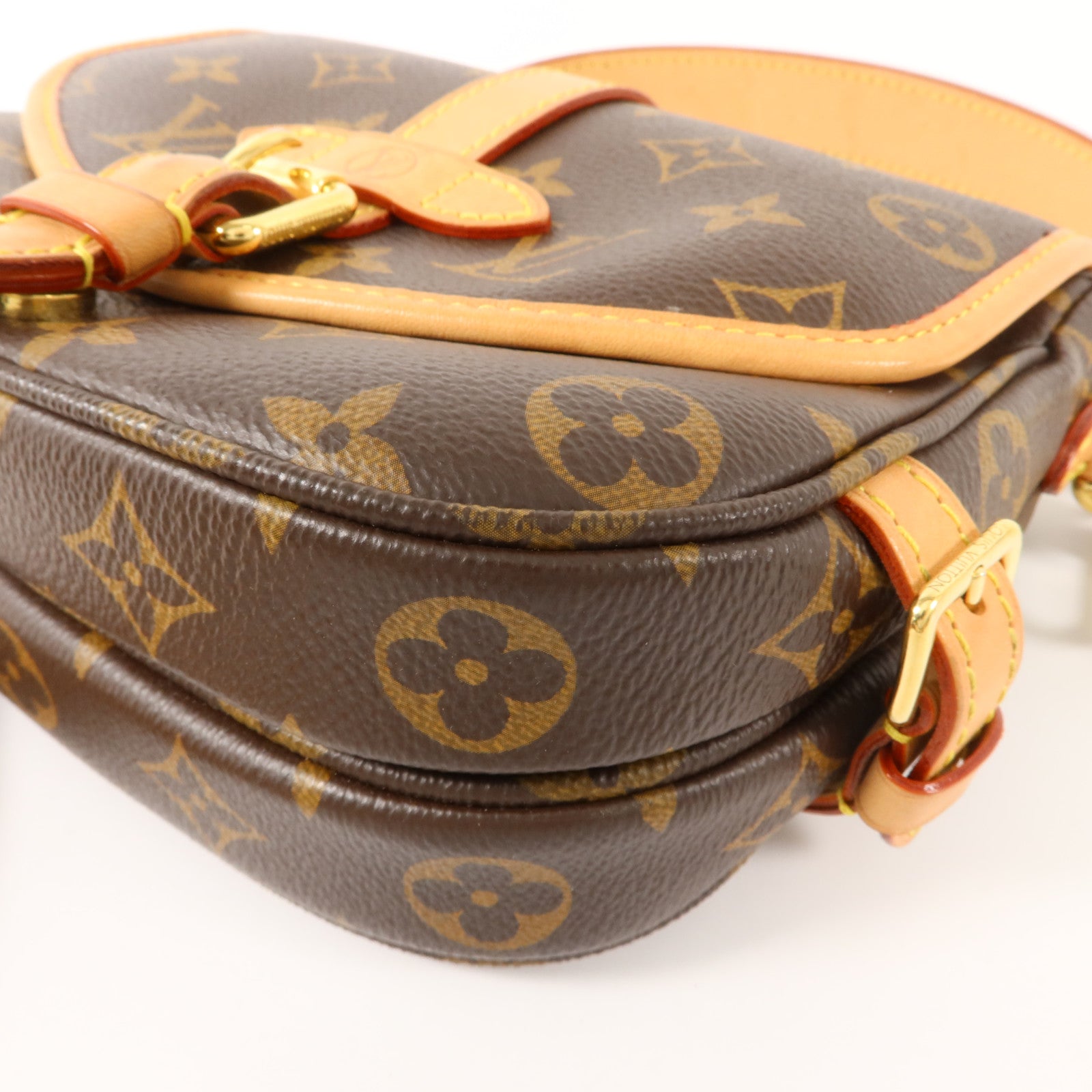 LOUIS VUITTON Monogram Saumur BB金扣手挽肩背兩用袋