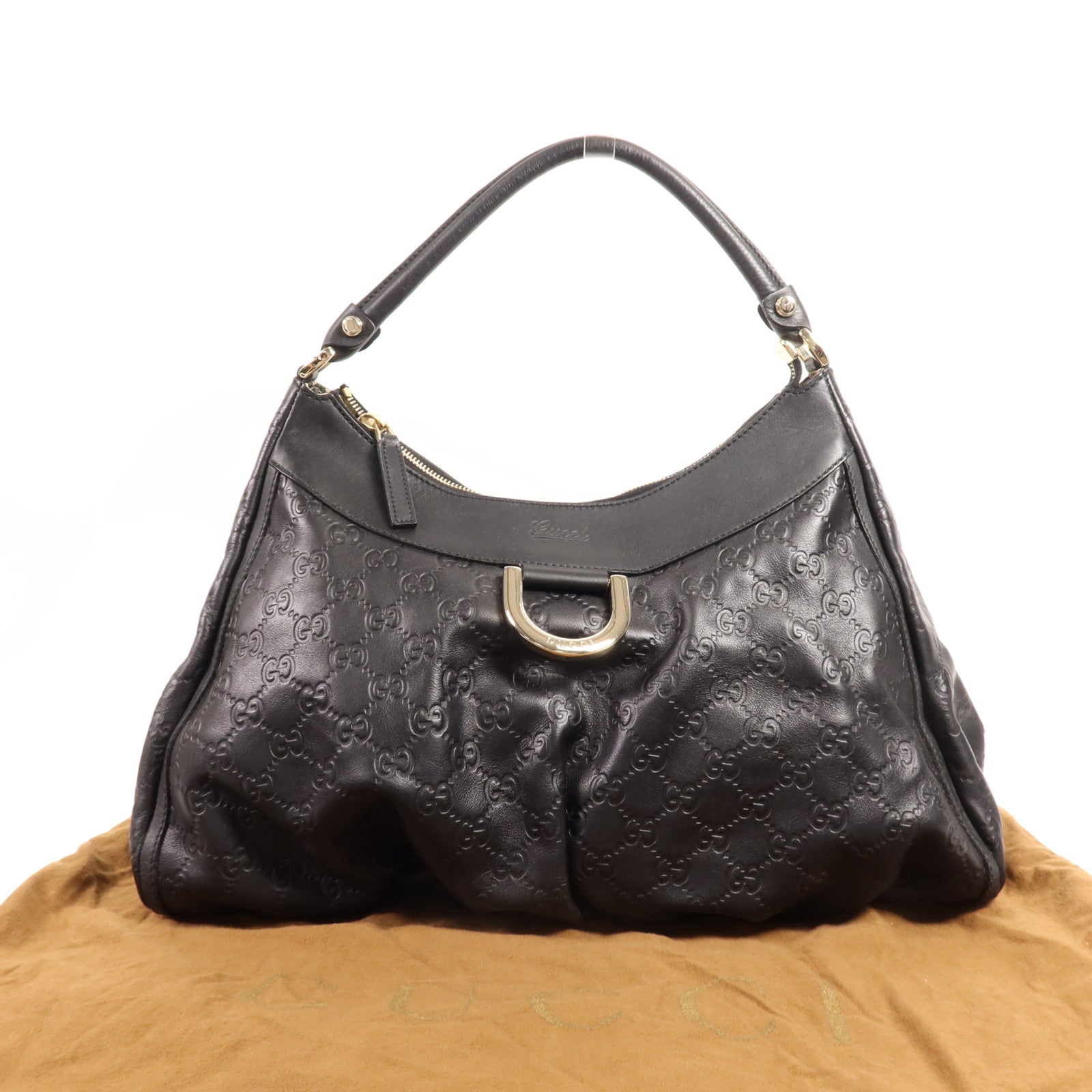 GUCCI 牛皮皮革Shoulder Bag金扣肩背袋