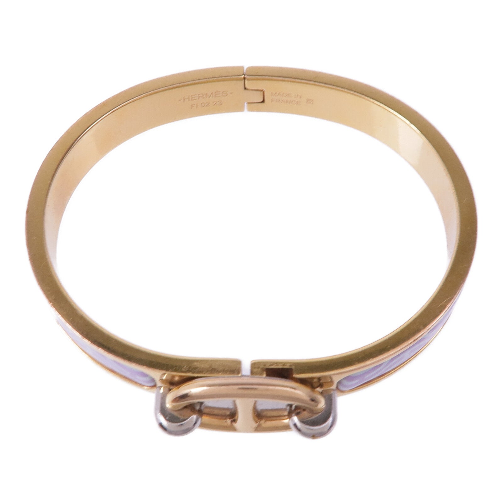 HERMES 金屬/琺瑯Mini Clic Chaine d'Ancre Bracelet手鐲