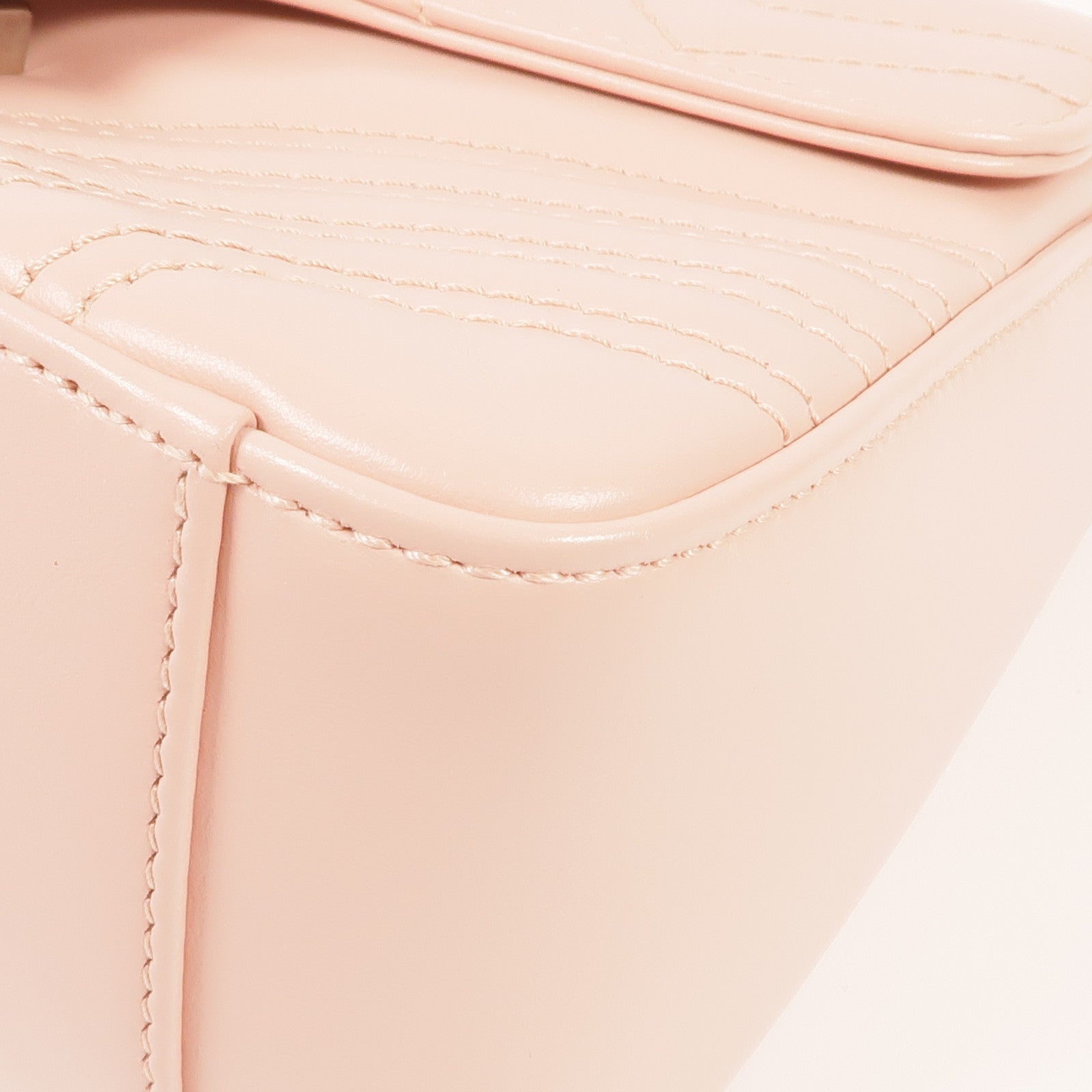 GUCCI 牛皮皮革GG Marmont銀扣手挽肩背兩用袋