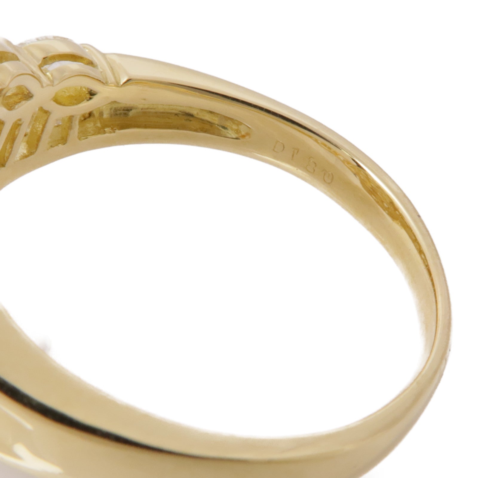 JEWELRY 18K黃金Diamond Ring鑽石戒指US#8.25