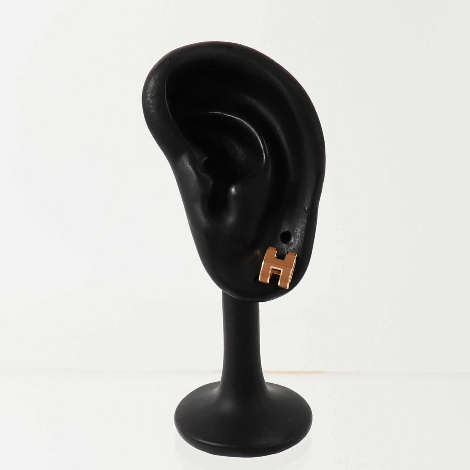HERMES 金屬/琺瑯Mini Pop H Earrings耳環