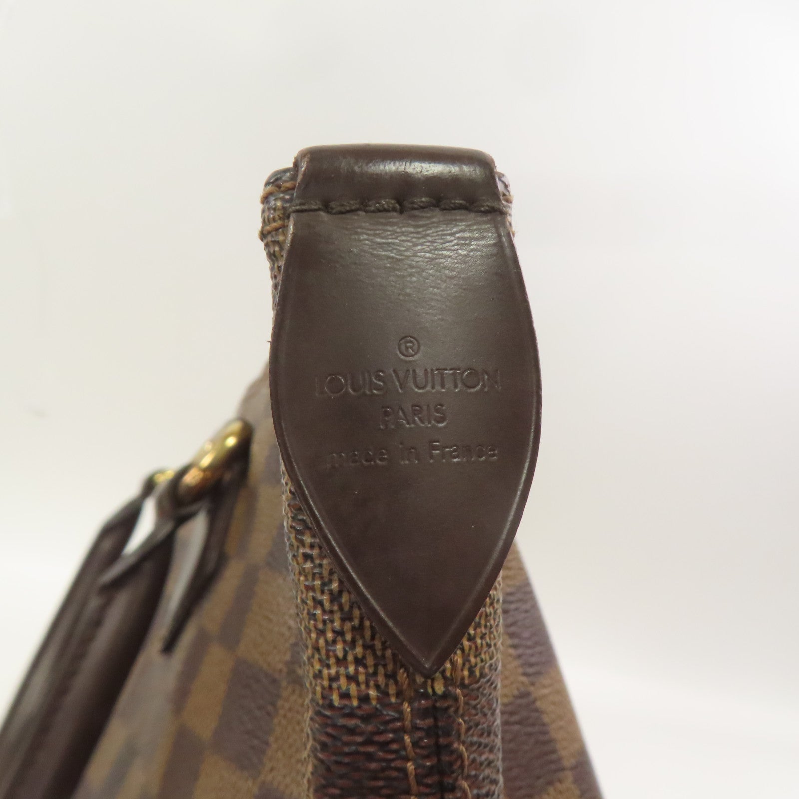 LOUIS VUITTON LV GHW Saleya MM Shoulder Bag N51182 Damier Brown