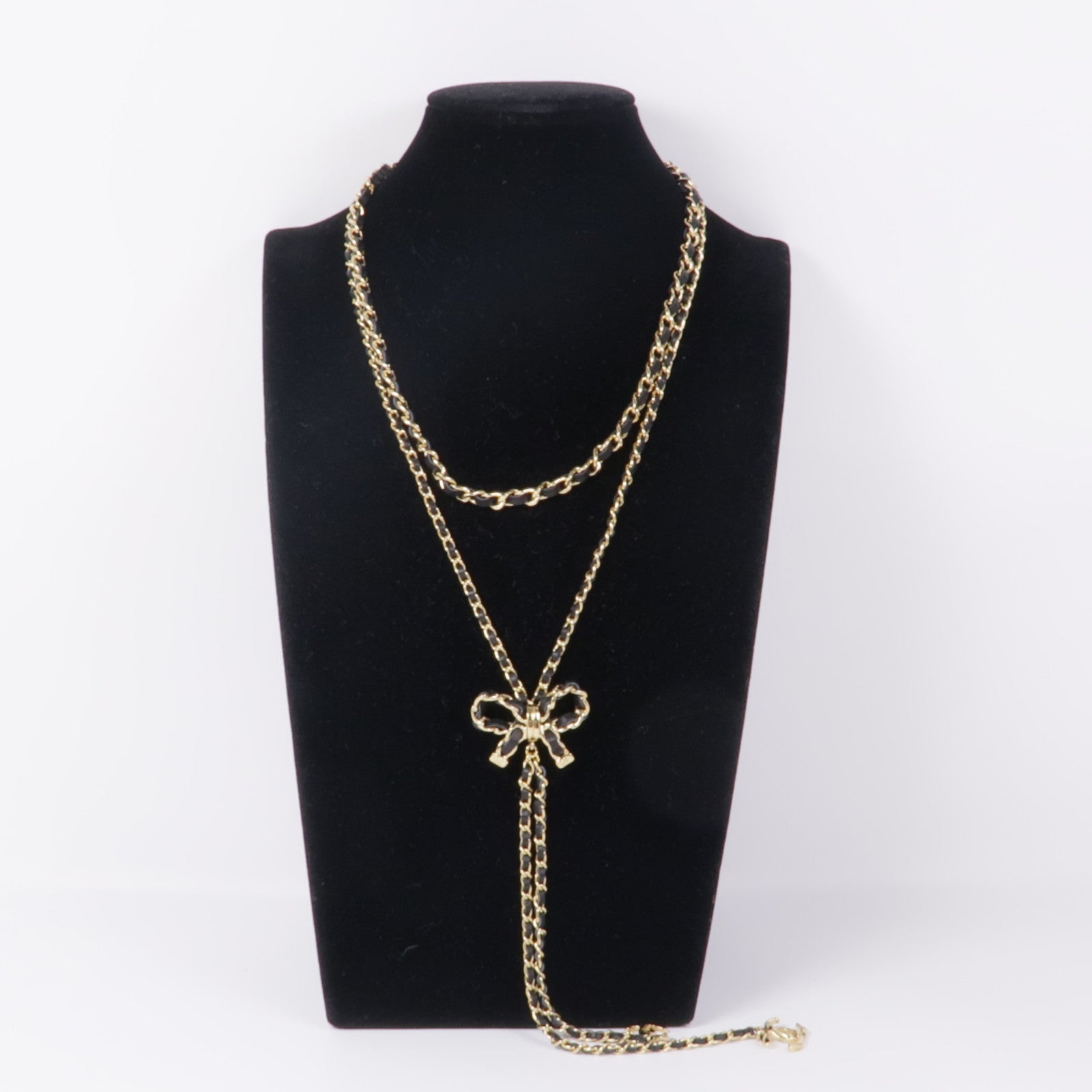 CHANEL 皮革/金屬Necklace項鍊