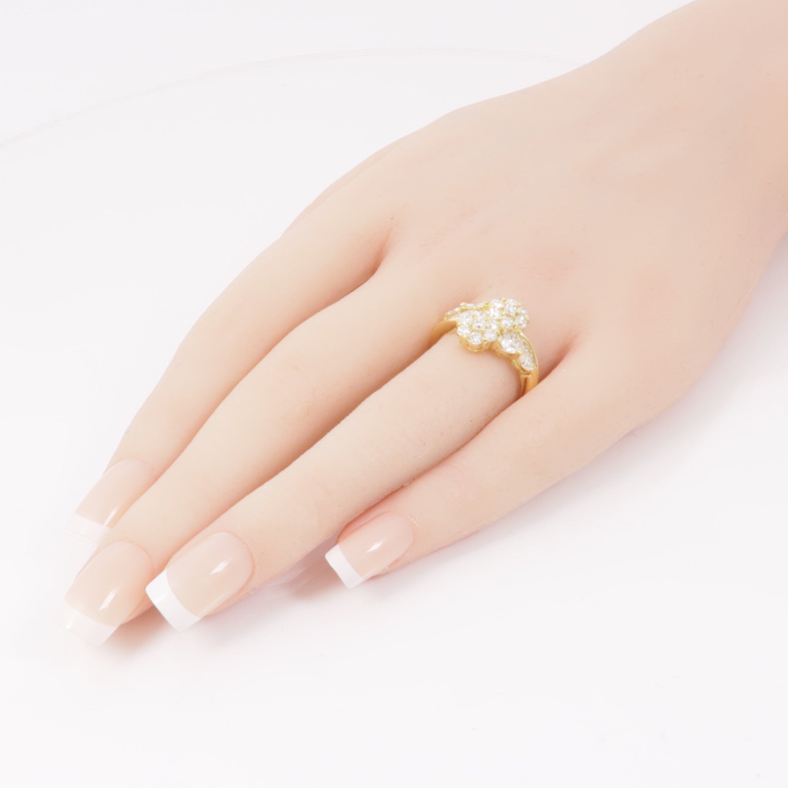 JEWELRY 18K黃金Diamond Ring鑽石戒指US#8.25