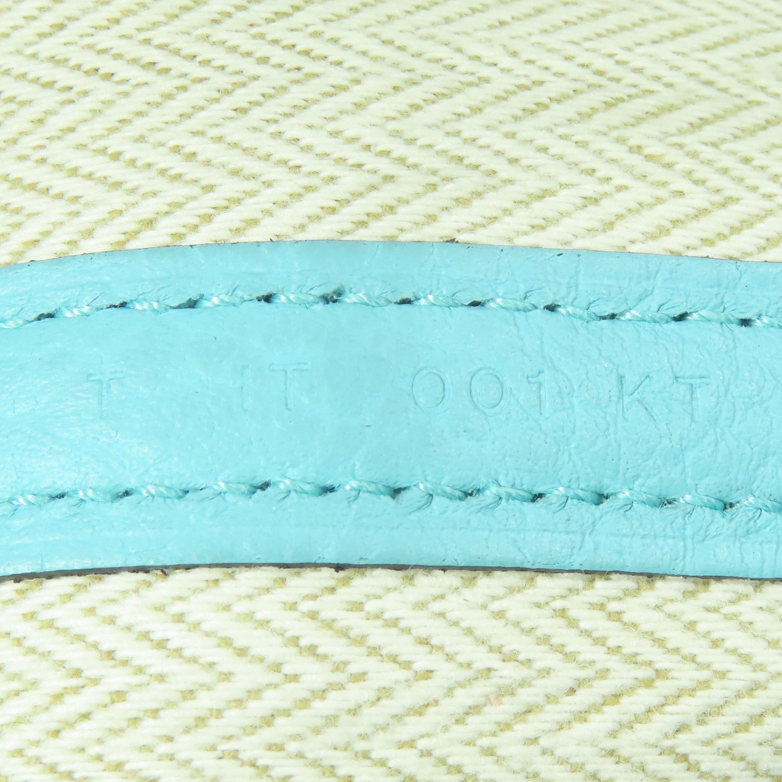 HERMES Negonda皮革Garden Party TPM銀扣手挽袋Bleu Atoll